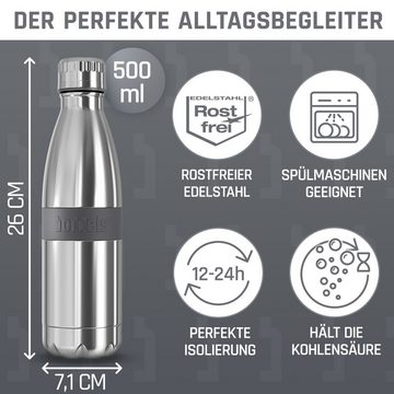 boddels Isolierflasche Trinkflasche aus Edelstahl TWEE 500ml, doppelwandig, auslaufsicher, bruchfest