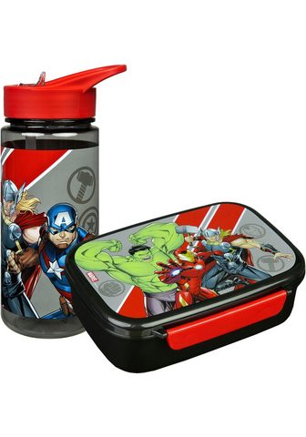 Scooli Lunchbox Avengers Kunststoff (Set 2-tl...