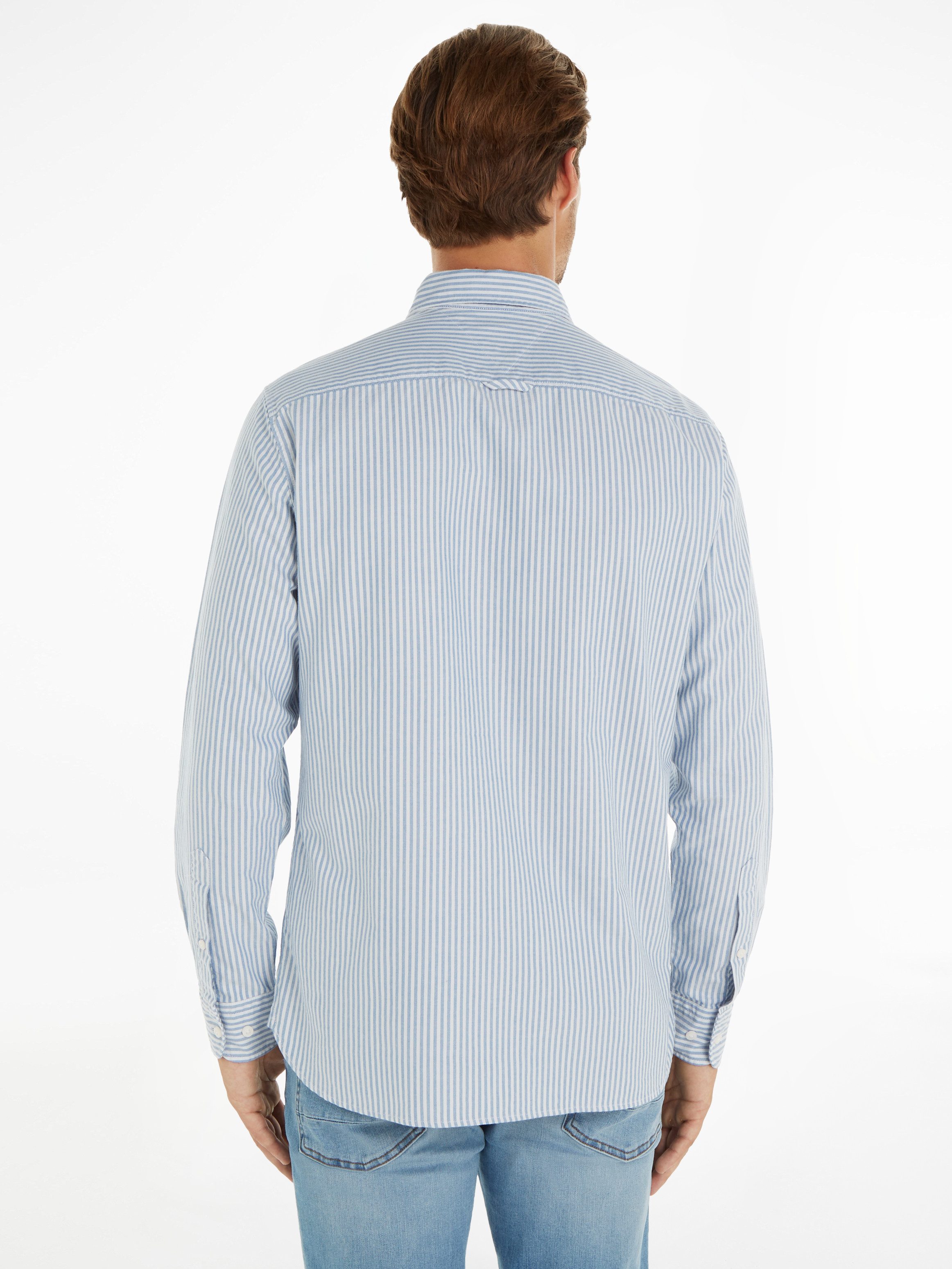 Tommy Hilfiger Langarmhemd HERITAGE OXFORD STRIPE Regular Fit SHIRT günstig online kaufen