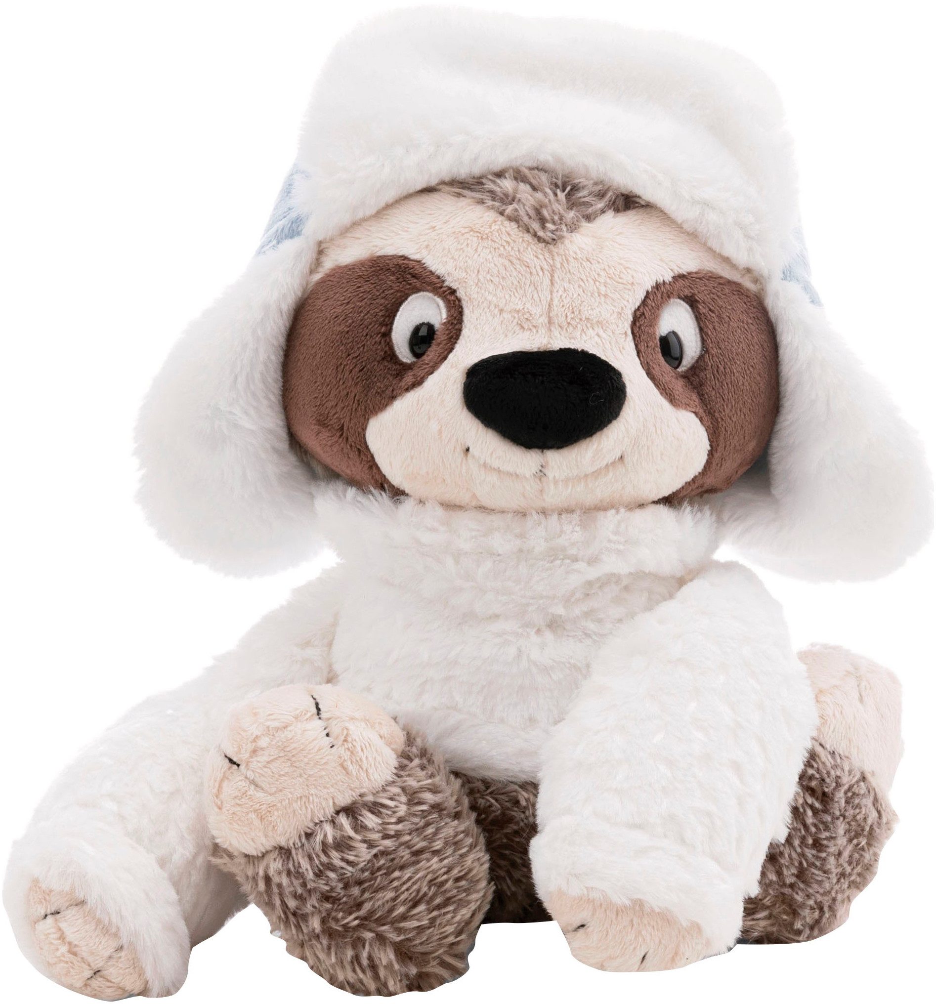 Nici Kuscheltier Winter, Faultier Izzy Icetumbler mit Mütze, 35 cm schlenkernd, enthält recyceltes Material