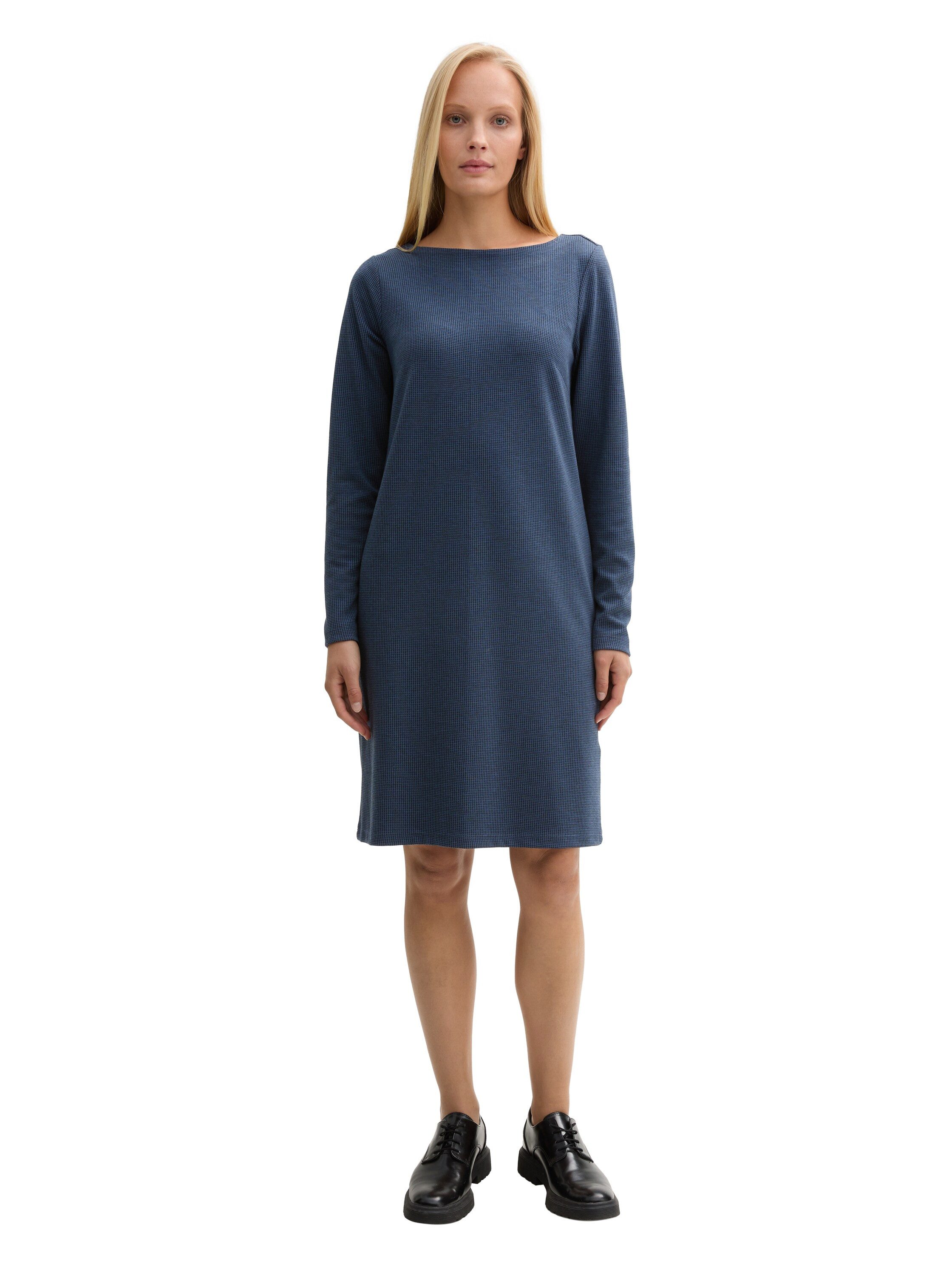 TOM TAILOR Midikleid mit U-Boot-Ausschnitt
