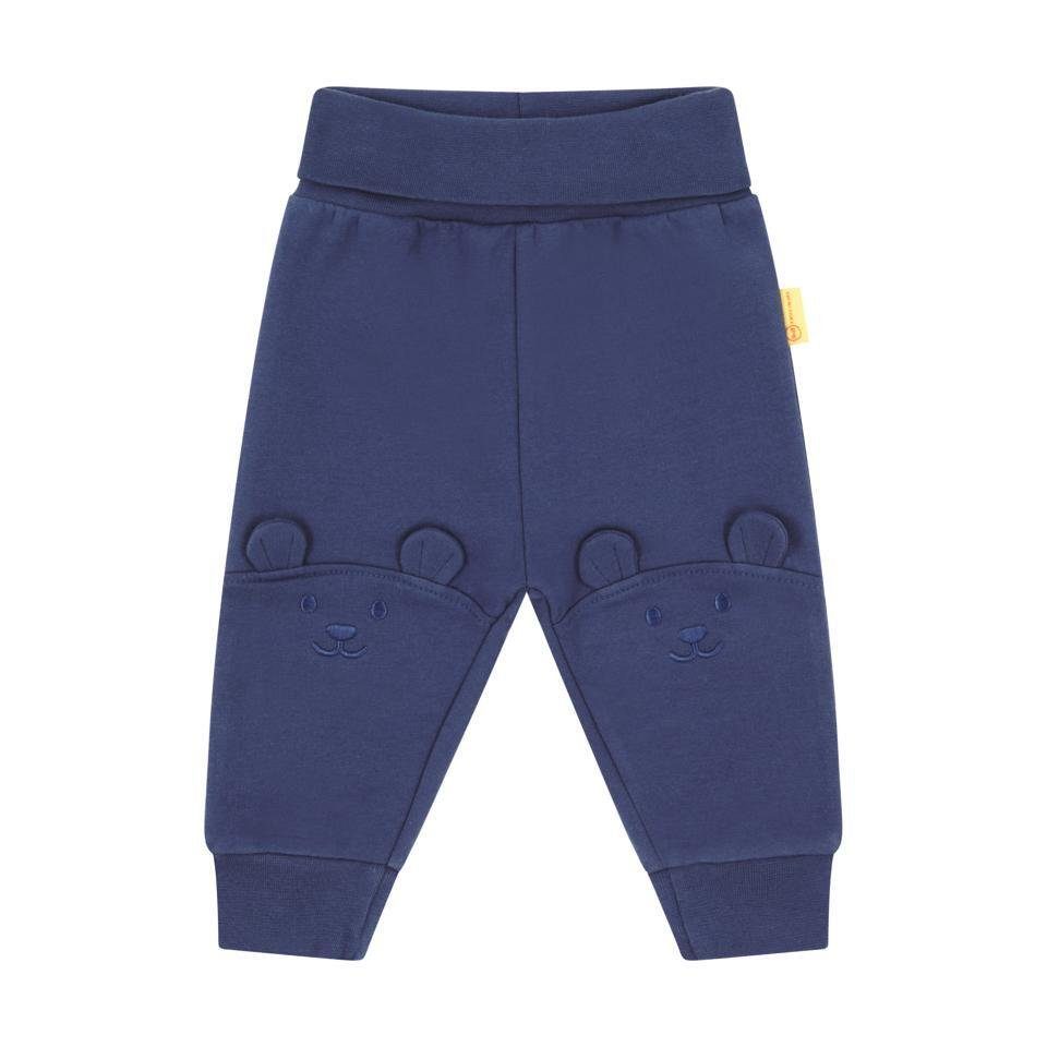 Steiff Jogginghose Jogginghose Wolfs Land, Softbund Crown Blue