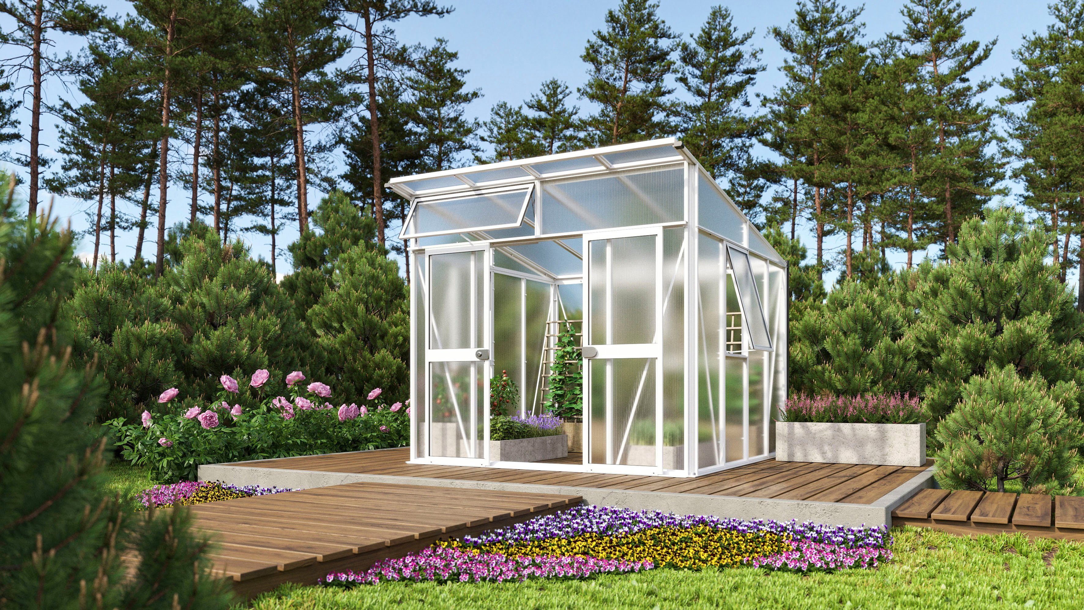 Vitavia Gewächshaus Aura 7800, BxTxH: 2...