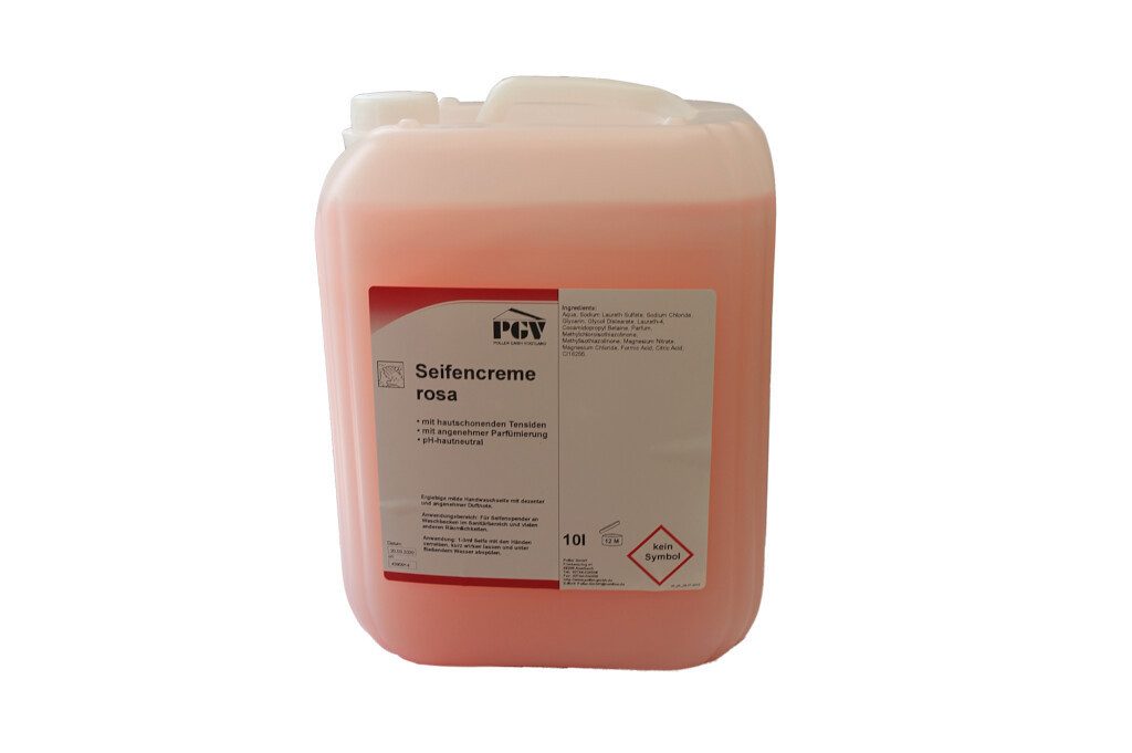 Flüssigseife Seifencreme ROSA, 10 Liter, verschiedene Mengen, 1-tlg.