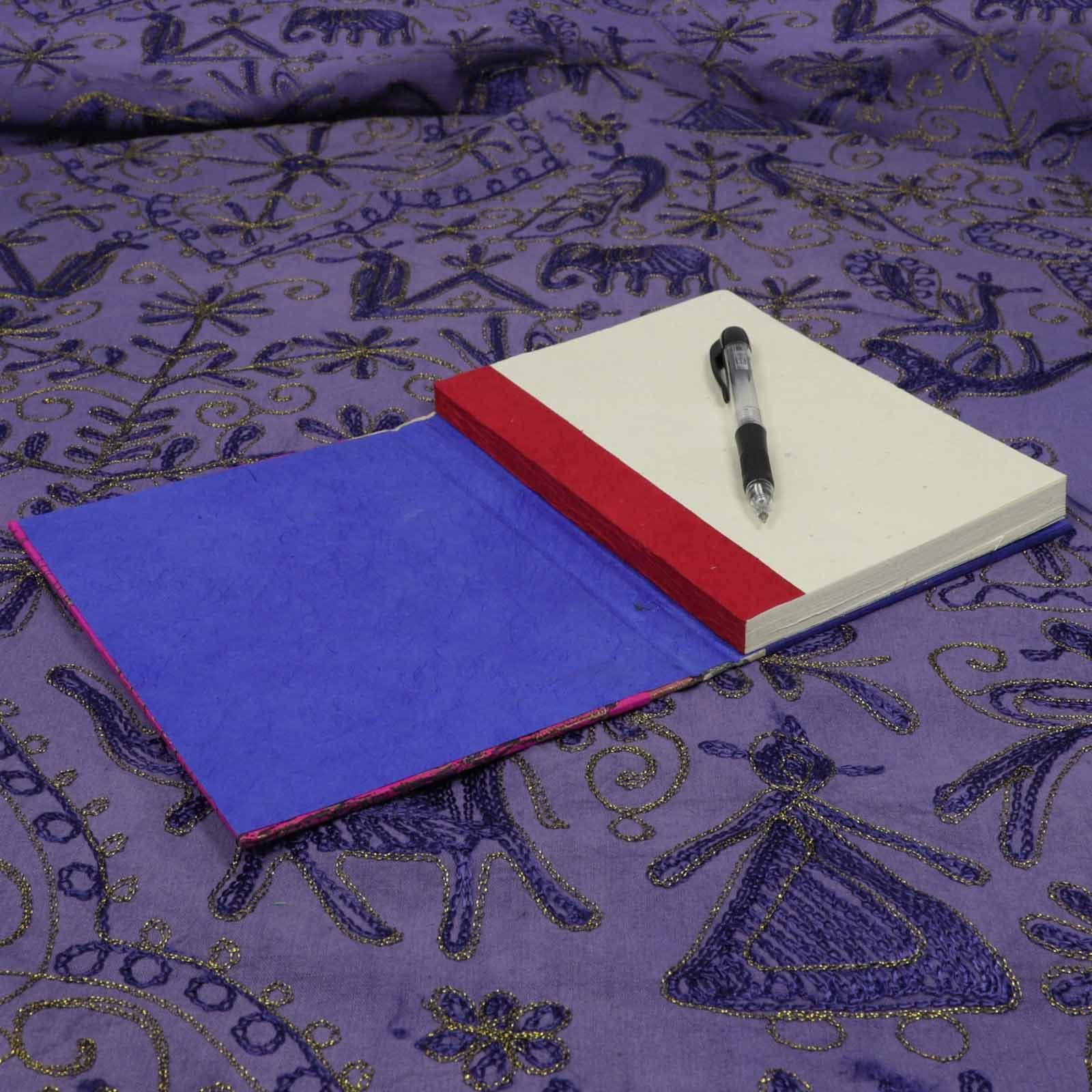 Tagebuch KUNST Mandala Handgemacht Tagebuch Lokta UND Papier Nachhaltig Poesie Notizbuch MAGIE