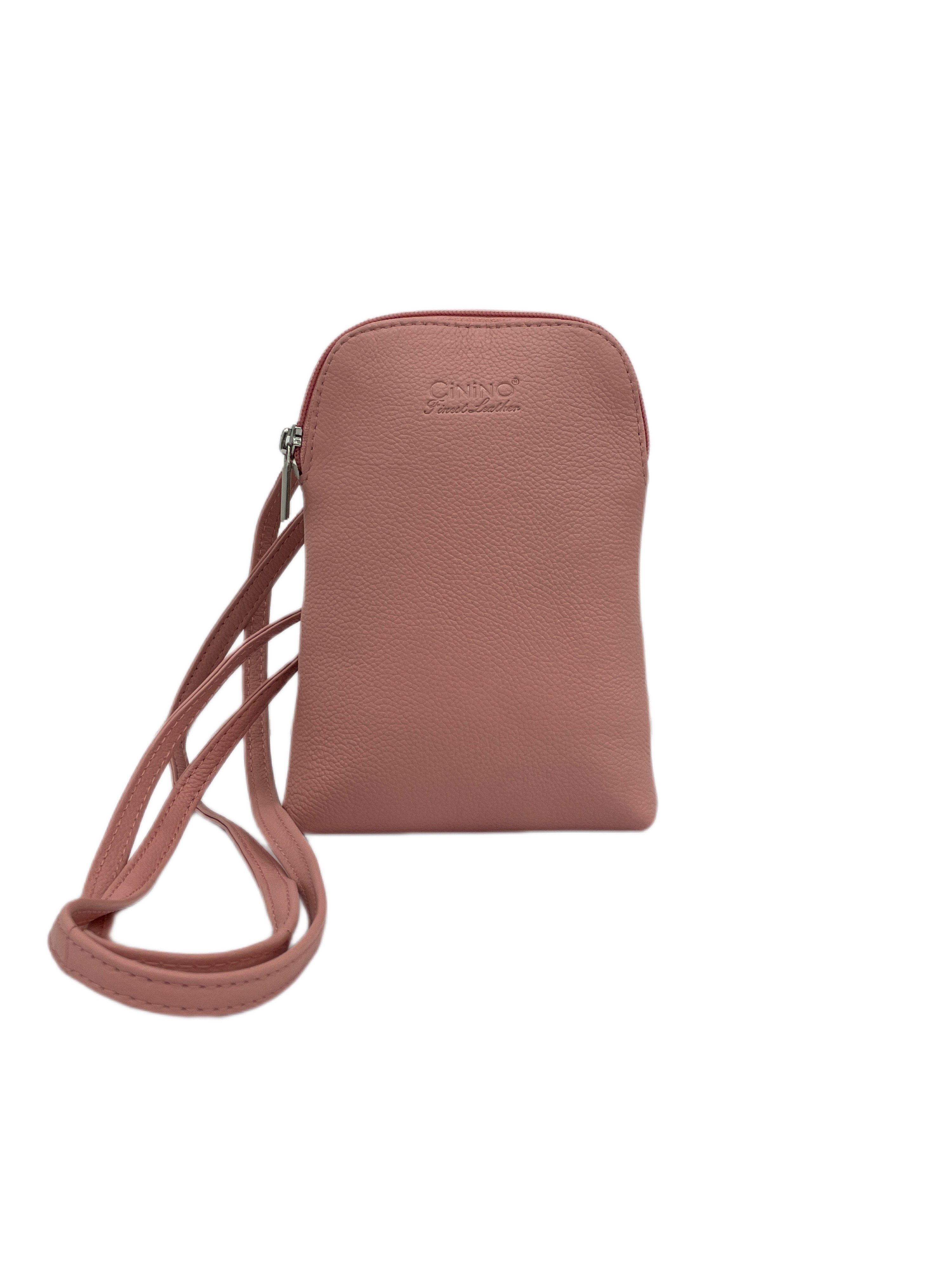 Cinino Handtasche Melody, Umhängetasche Handytasche Ledertasche