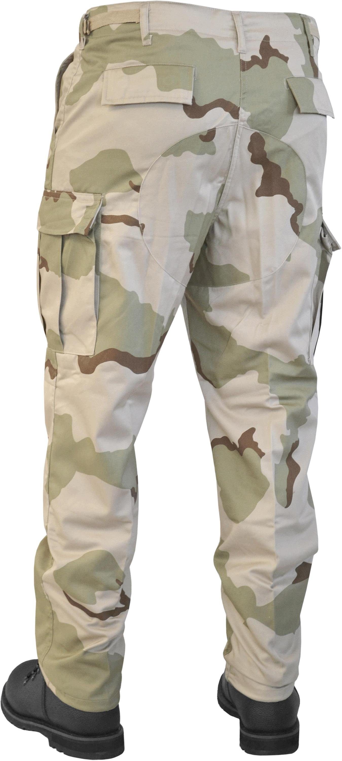 Freizeithose Herren normani Outdoorhose BDU Outdoorhose Trooper Cargohose BDU Rangerhose US 3-Color-Desert Feldhose