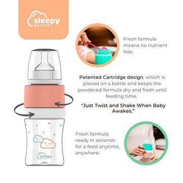 Sleepy Bottle Babyflasche SLEEPY BOTTLE Tragbarer Babyflaschenzubereiter. Erwärmt Wasser, Tragbar