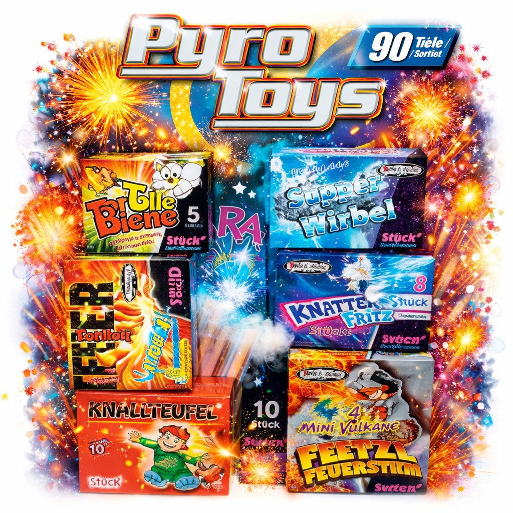 PYROHELD Geburtstagskerze Jugendfeuerwerk Set mit v. T. Silvesterartikeln - günstig online kaufen