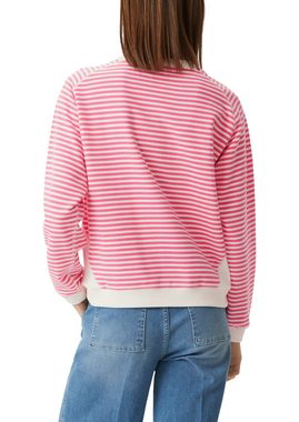 comma casual identity Sweatshirt Sweatshirt mit Streifenmuster