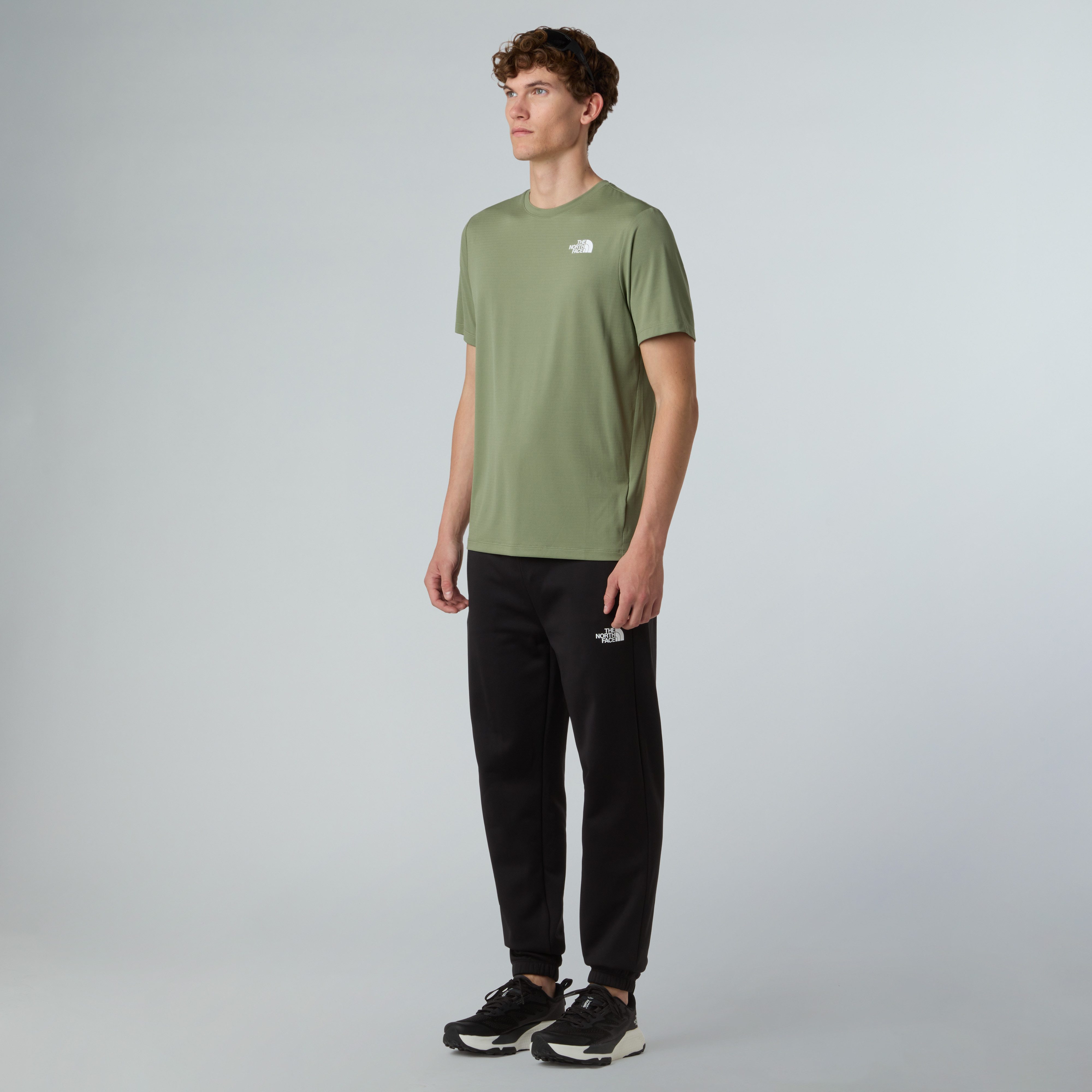 The North Face Funktionsshirt M 24/7 S/S TEE REG atmungsaktiv, schnell trocknend, mit Logodruck, aus Polyester, Kurzarm