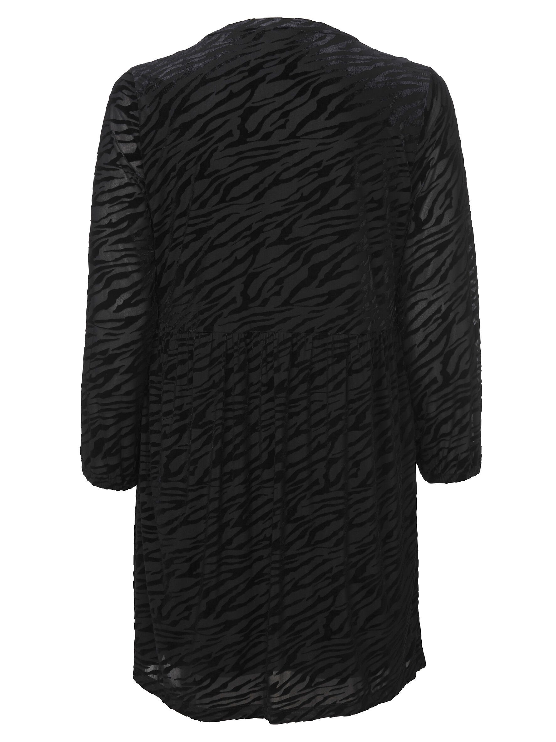 VIA APPIA DUE Blusenkleid mit V-Ausschnitt günstig online kaufen