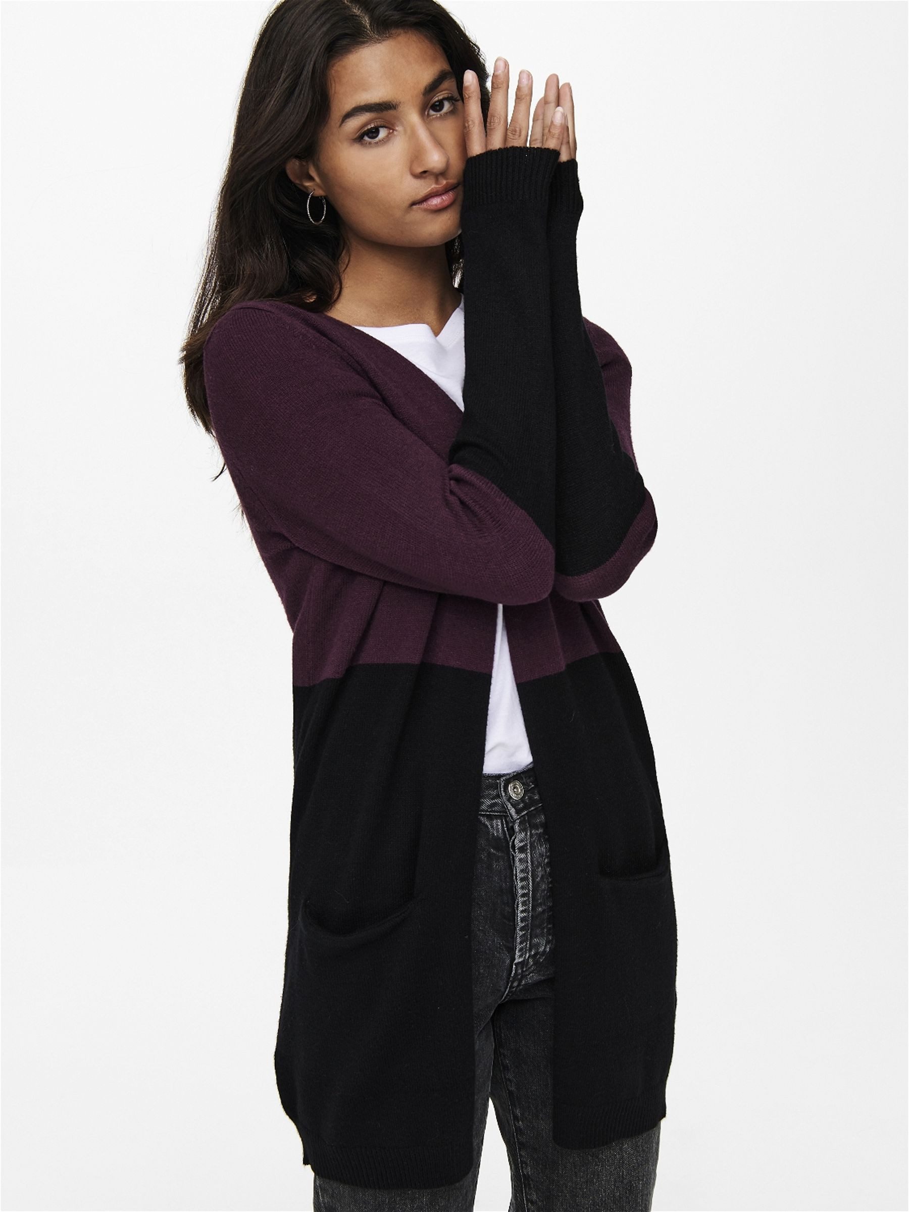 ONLY Longstrickjacke ONLQUEEN L/S LONG CARDIGAN günstig online kaufen