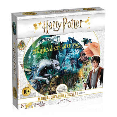 Winning Moves Puzzle Puzzle Harry Potter Magische Tierwesen, 500 Teile, 500 Puzzleteile
