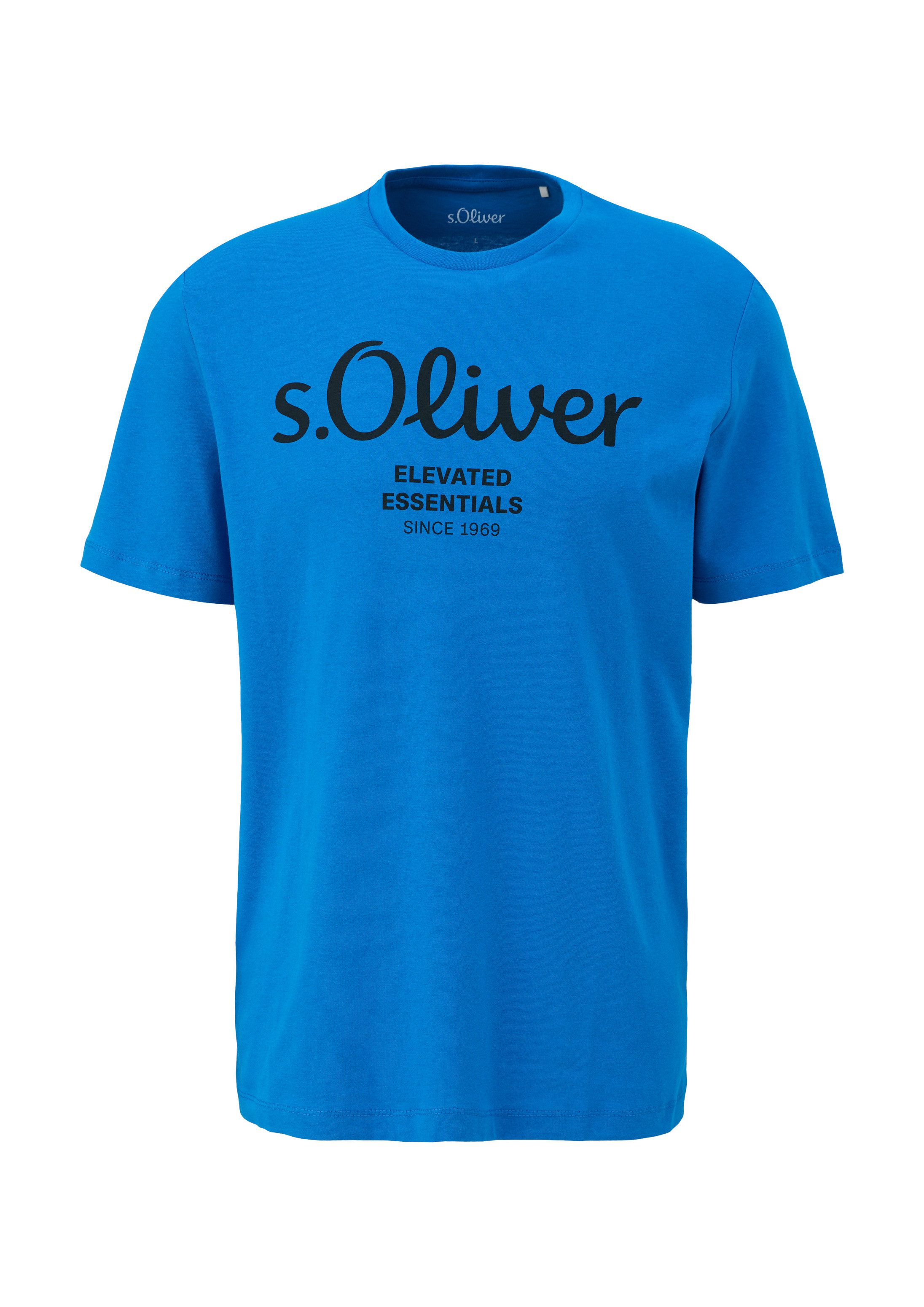 s.Oliver Kurzarmshirt T-Shirt s.Oliver Print-Shirt