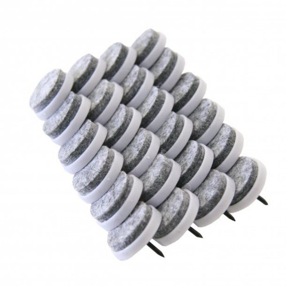 axentia Filzgleiter Filzgleiter, mit Nagel, 24 Stück 132460, (1 St)