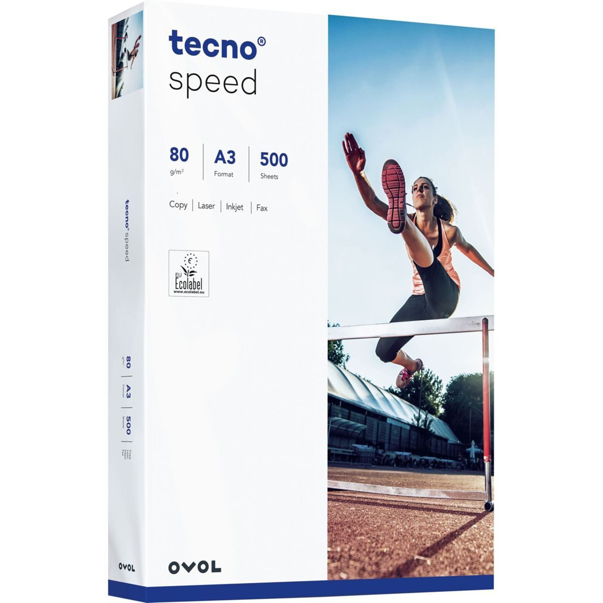 TECNO Druckerpapier speed Universalpapier A 3 80 g, 500 Blatt