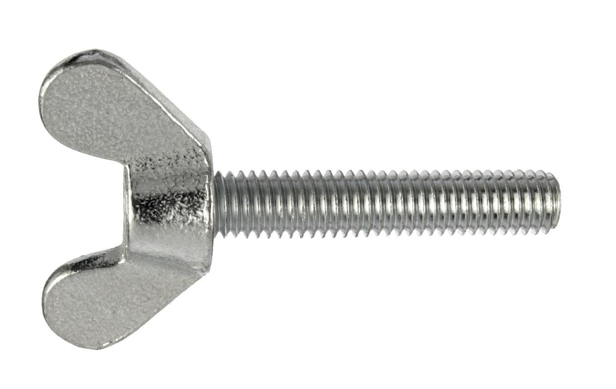 Trend Line Schraube Flügelschrauben M5 x 30 mm, 4 Stück