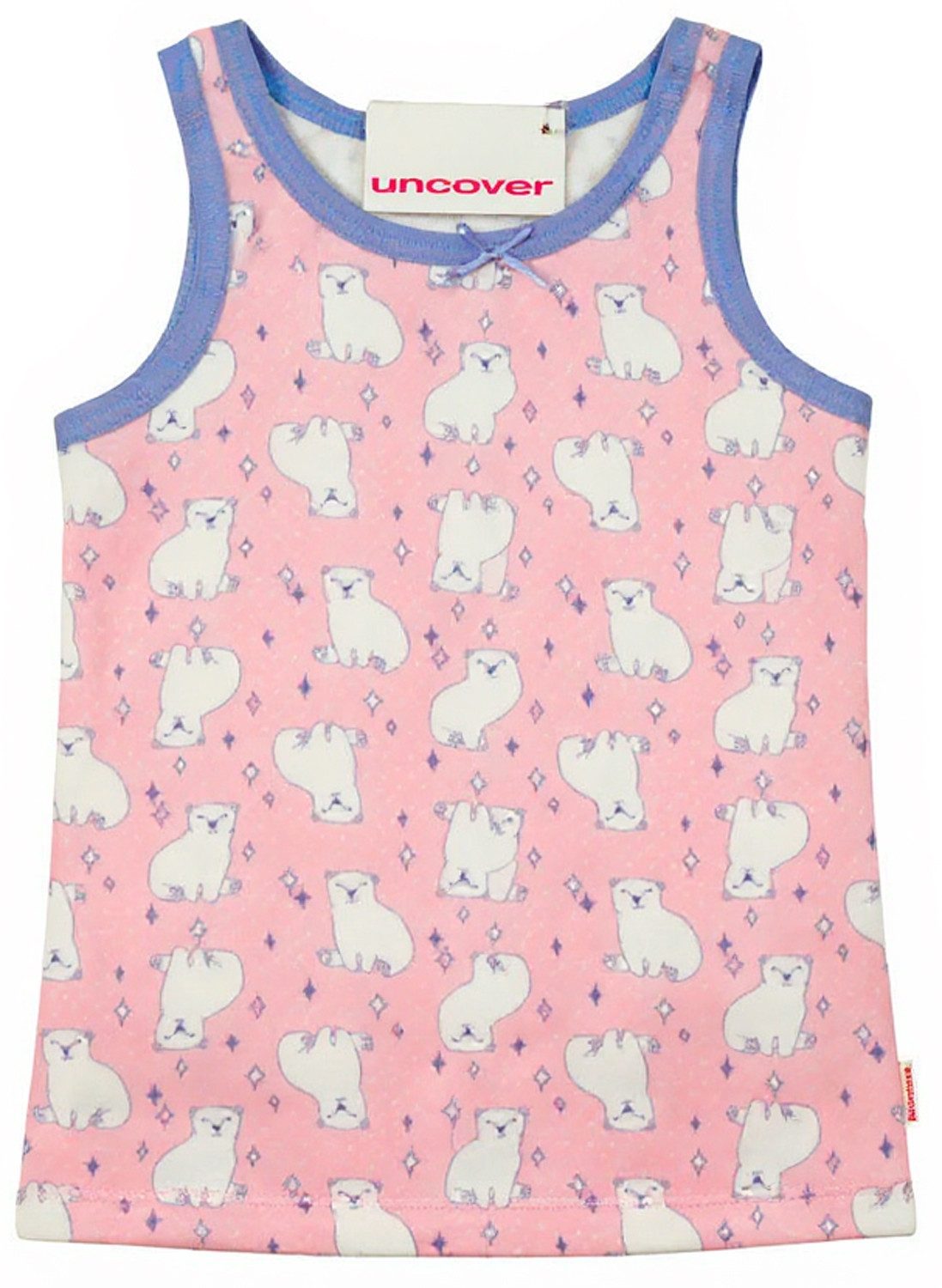 Schiesser Unterhemd Uncover (1-St., 1er-Pack) Mädchen Unterhemd Hemd Tank Top Baumwolle