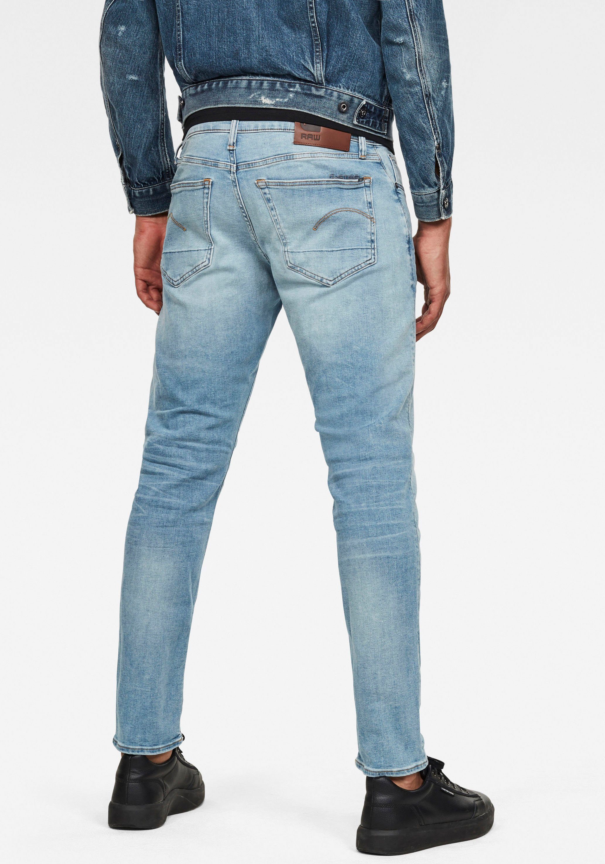 G-STAR Slim-fit-Jeans 3301 Slim mit toller Waschung und Elasthan günstig online kaufen