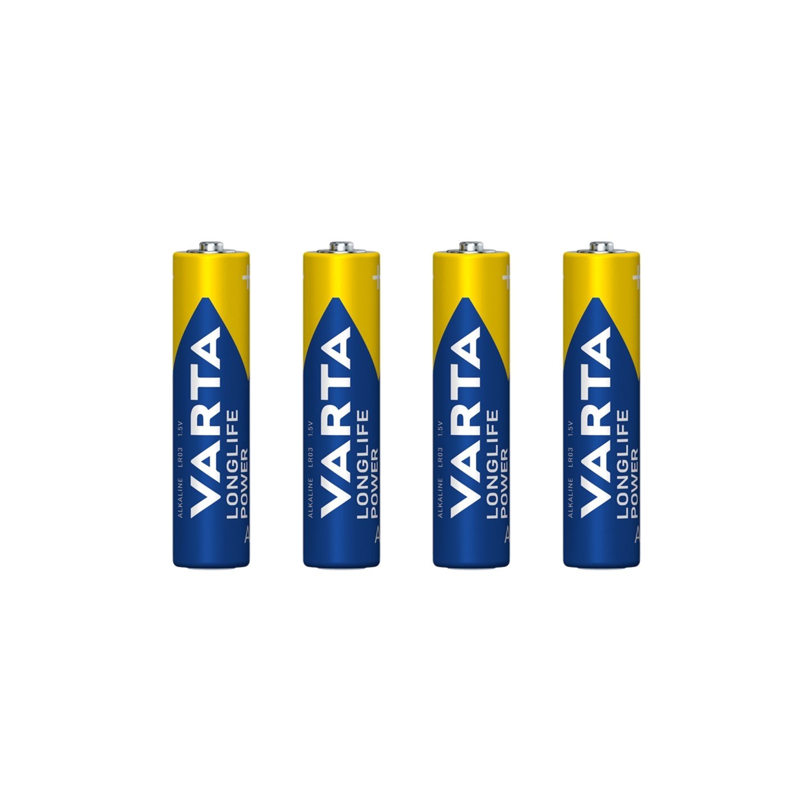 Batterie 4xAAA Batterie Longlife VARTA Power