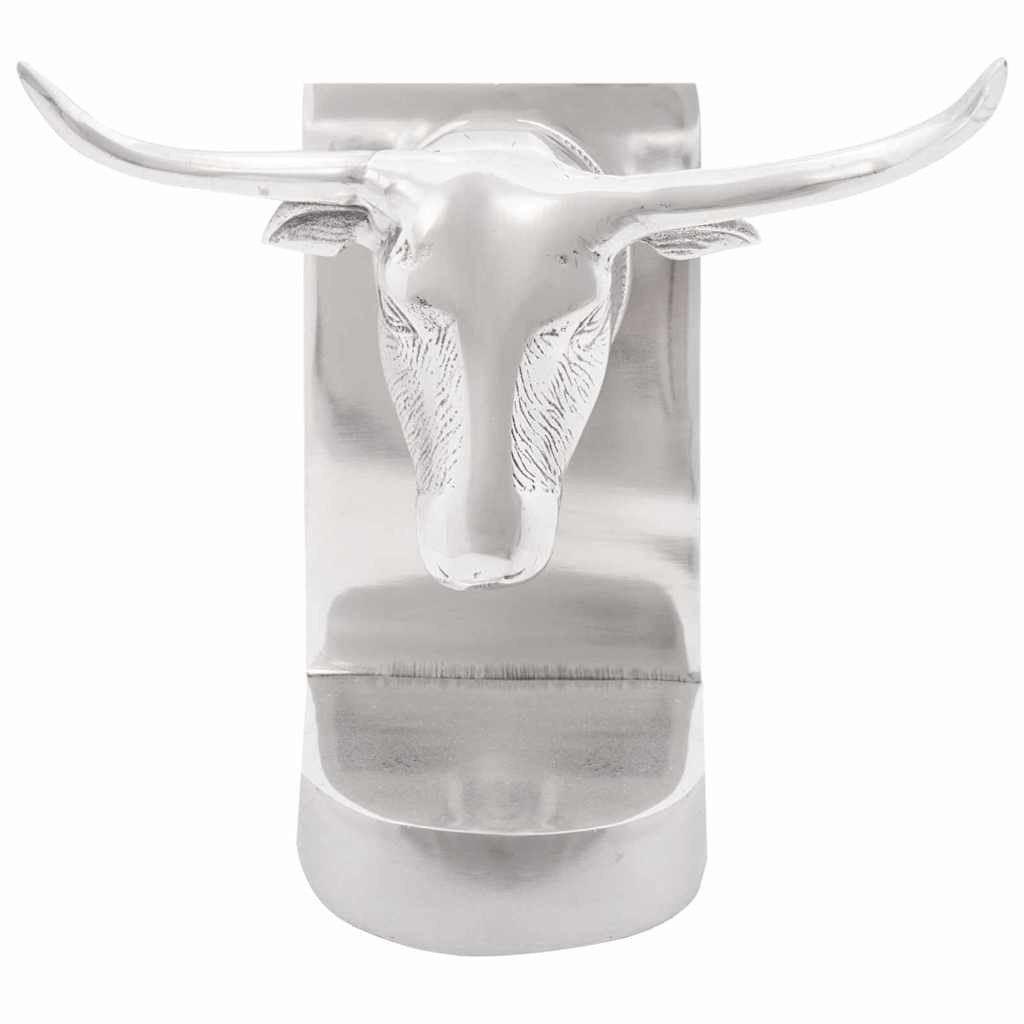 vidaXL Buchstütze Buchstützen 2 stk. Silber 21,5 x 15,5 x 20 cm Aluminium (2 St)