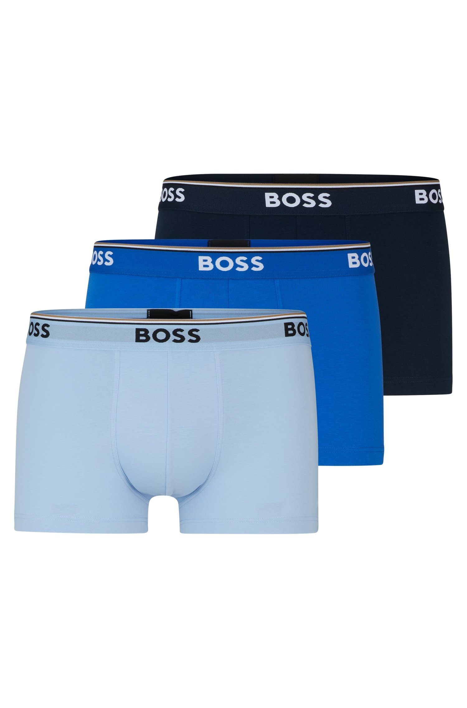 BOSS Trunk Trunk 3P Power (Packung, 3-St., 3er) mit elastischem Bund