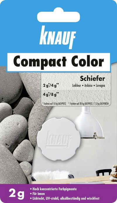 KNAUF Gips-Kalk-Putz Knauf Farbpigment Compact Color 2 g schiefer