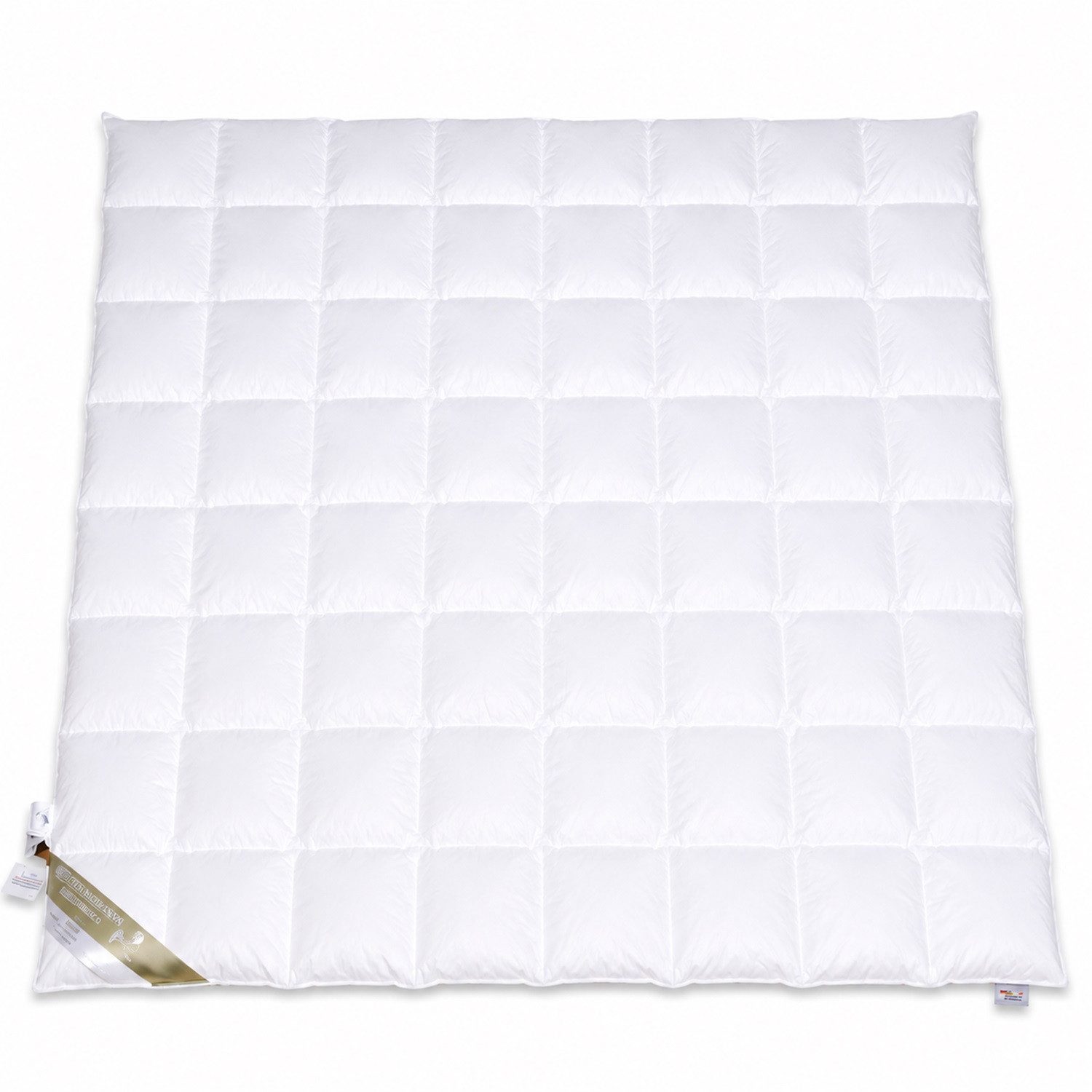 4-Jahreszeitenbett Betten Hofmann Luxus Daunendecke 240x220 cm 8x8 1410 g Daunen 100%