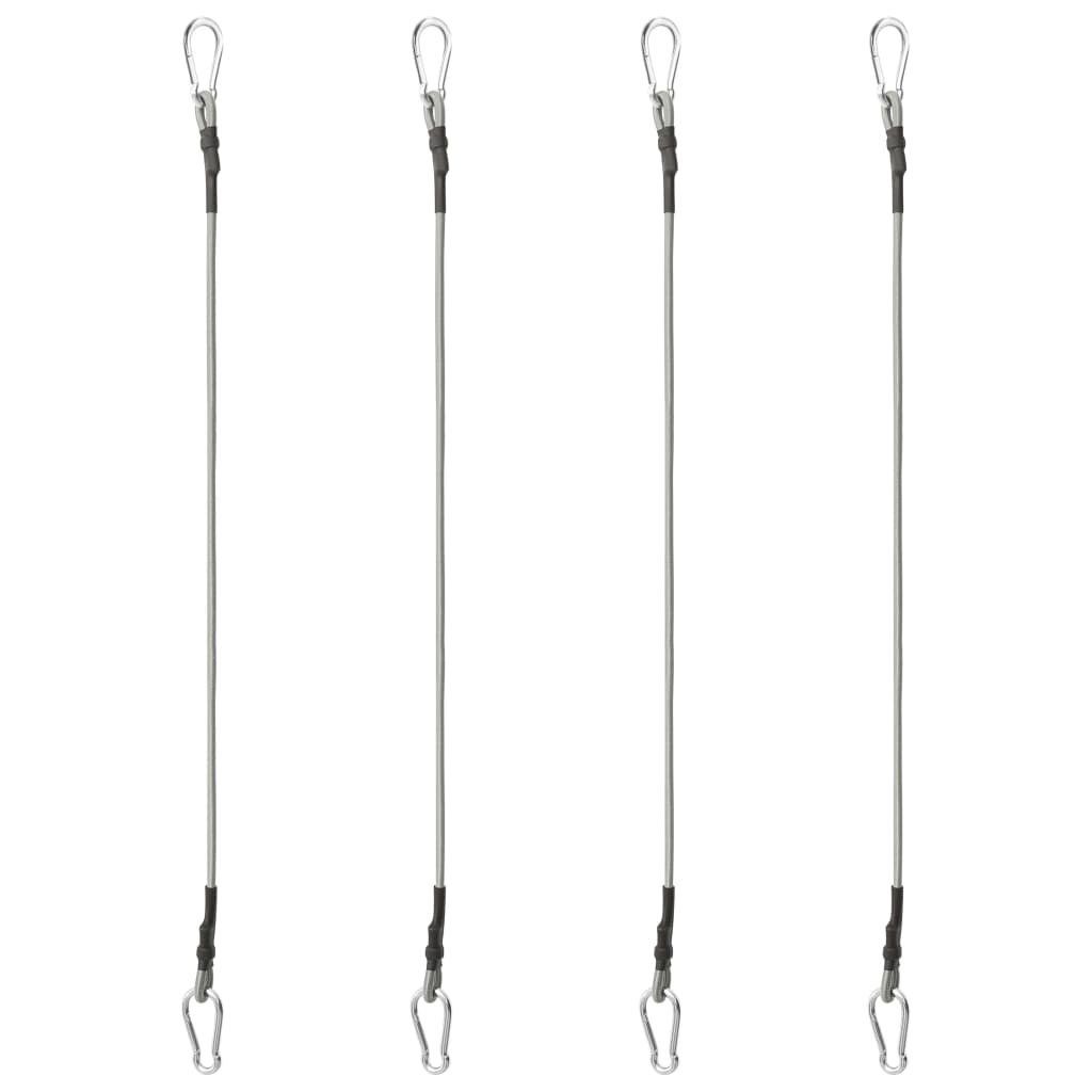 vidaXL Sonnensegel Seile mit Karabiner 4 günstig online kaufen