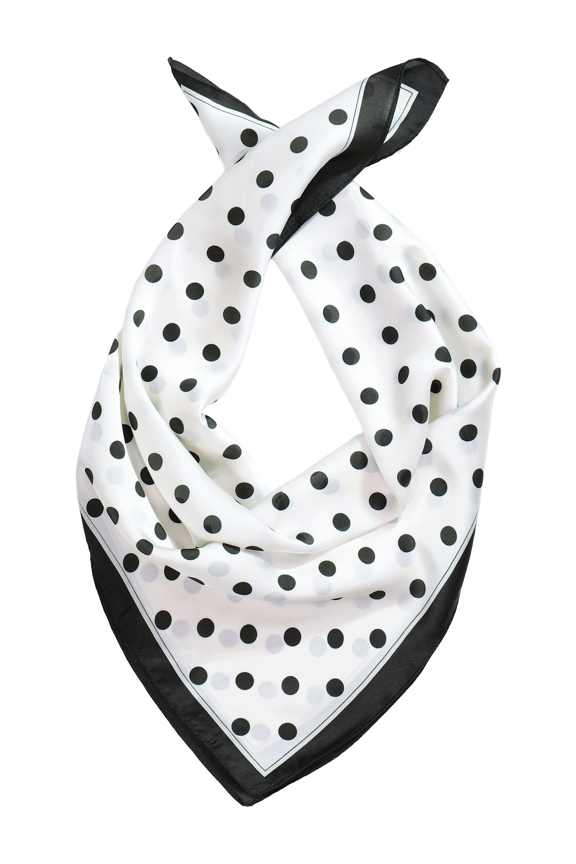 Ulla Popken Halstuch Tuch Punkte Bandana-Format günstig online kaufen