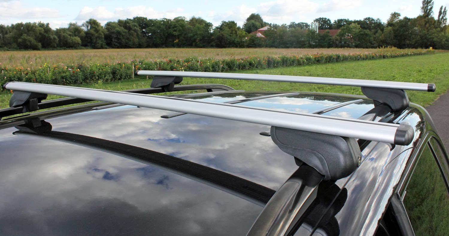 Universal Dachträger aus Alu für alle Fahrzeuge mit Reling (116 cm)