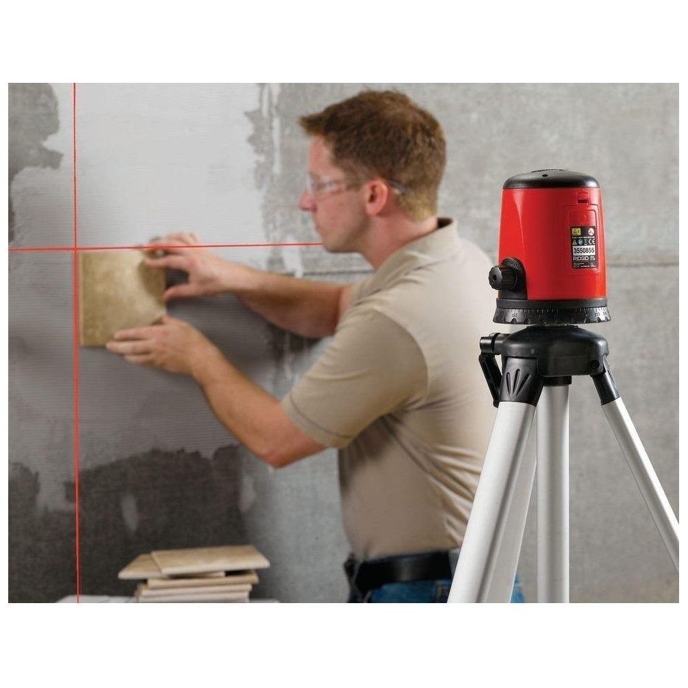 Ridgid Kreuzlinienlaser micro CL-100 Selbstnivellierender Kreuzlinienlaser