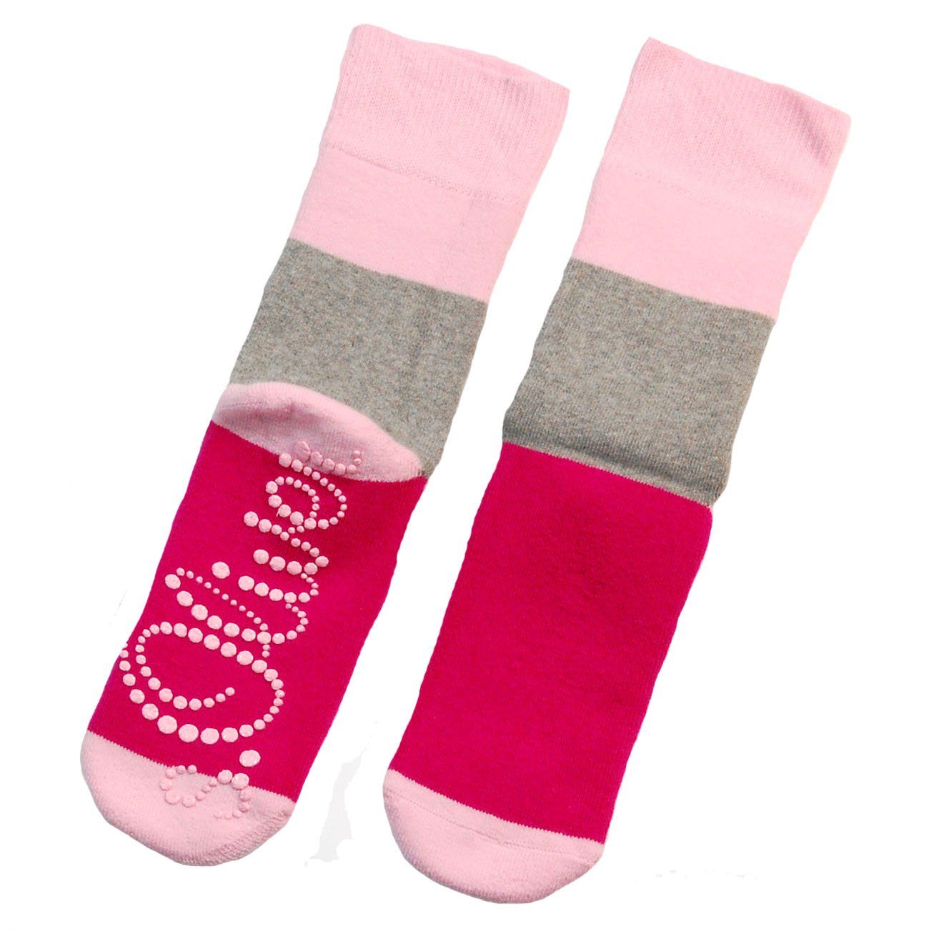 s.Oliver ABS-Socken S20203 (Packung, 1-Paar, 1 Paar) Kinder Socken Jungen Mädchen Baumwolle Kindersocken mit ABS-Noppen 42 fuchsia comb