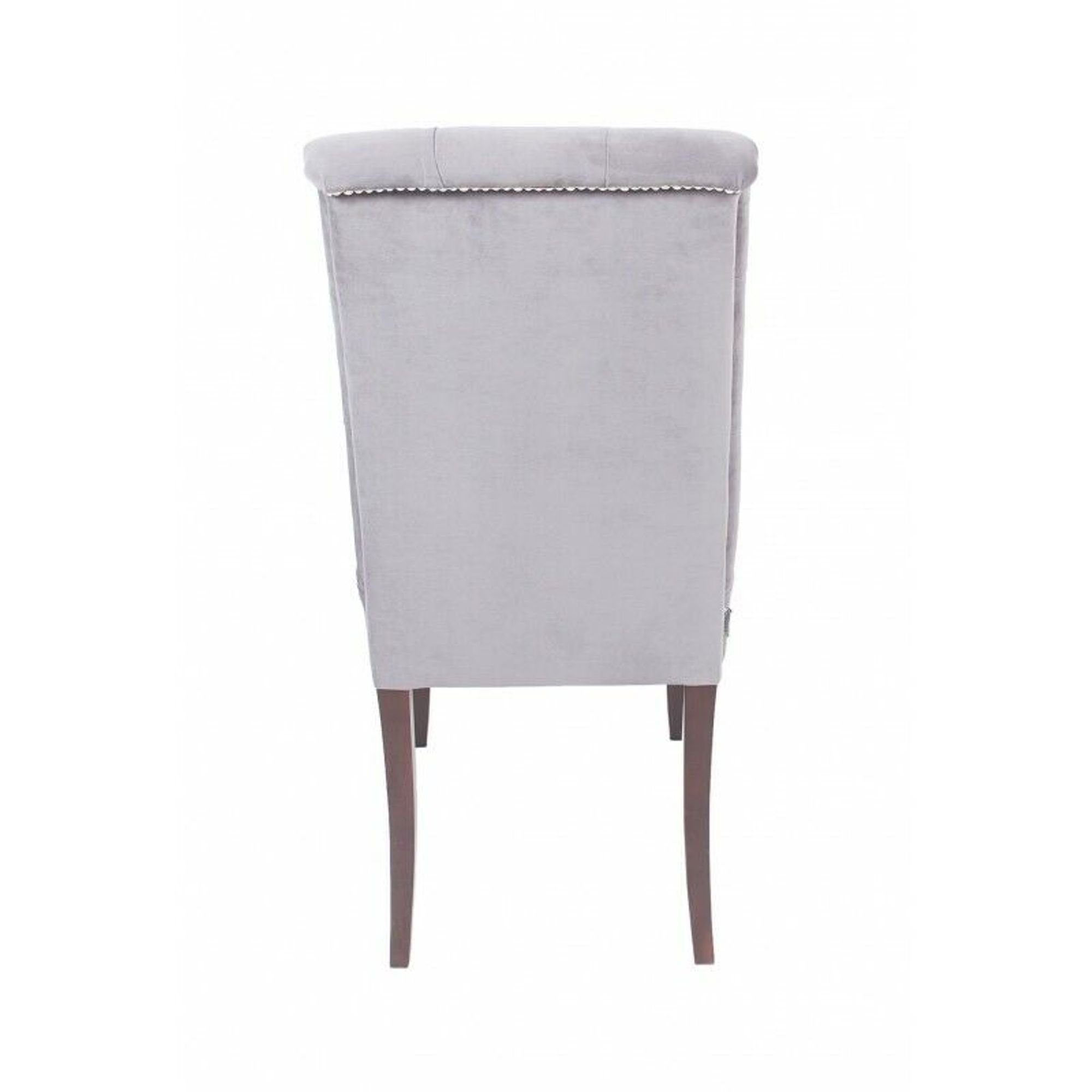 Sitzer JVmoebel 1 Sessel Sühle Textil Stuhl, Chesterfield Grau Klassische Lehn Polster Stuhl