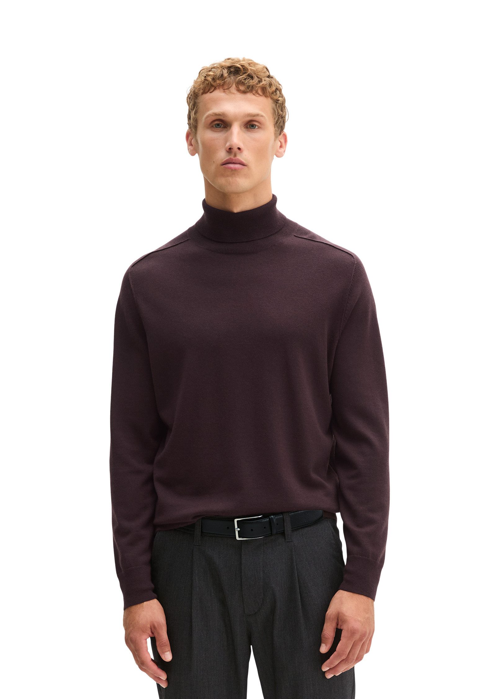 Marc O'Polo Rollkragenpullover aus weicher Merinowolle