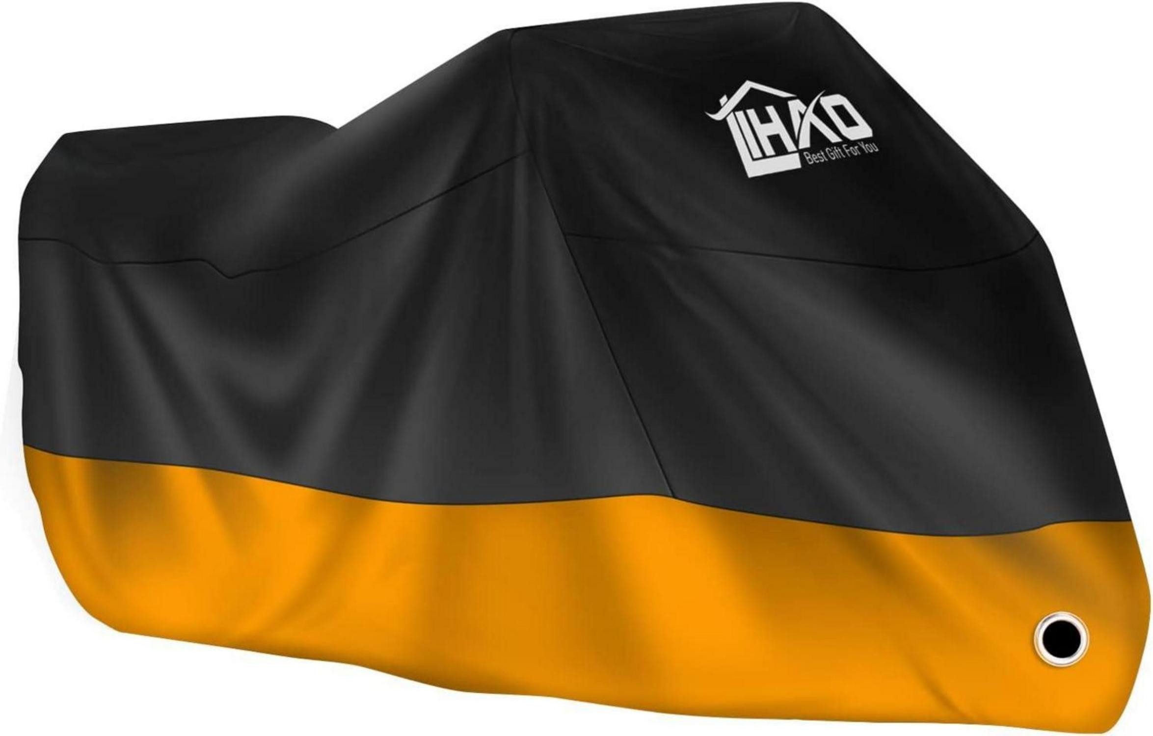 Faltgarage Motorradabdeckplane Wasserdicht Outdoor 190T 245x105x125 cm Orange