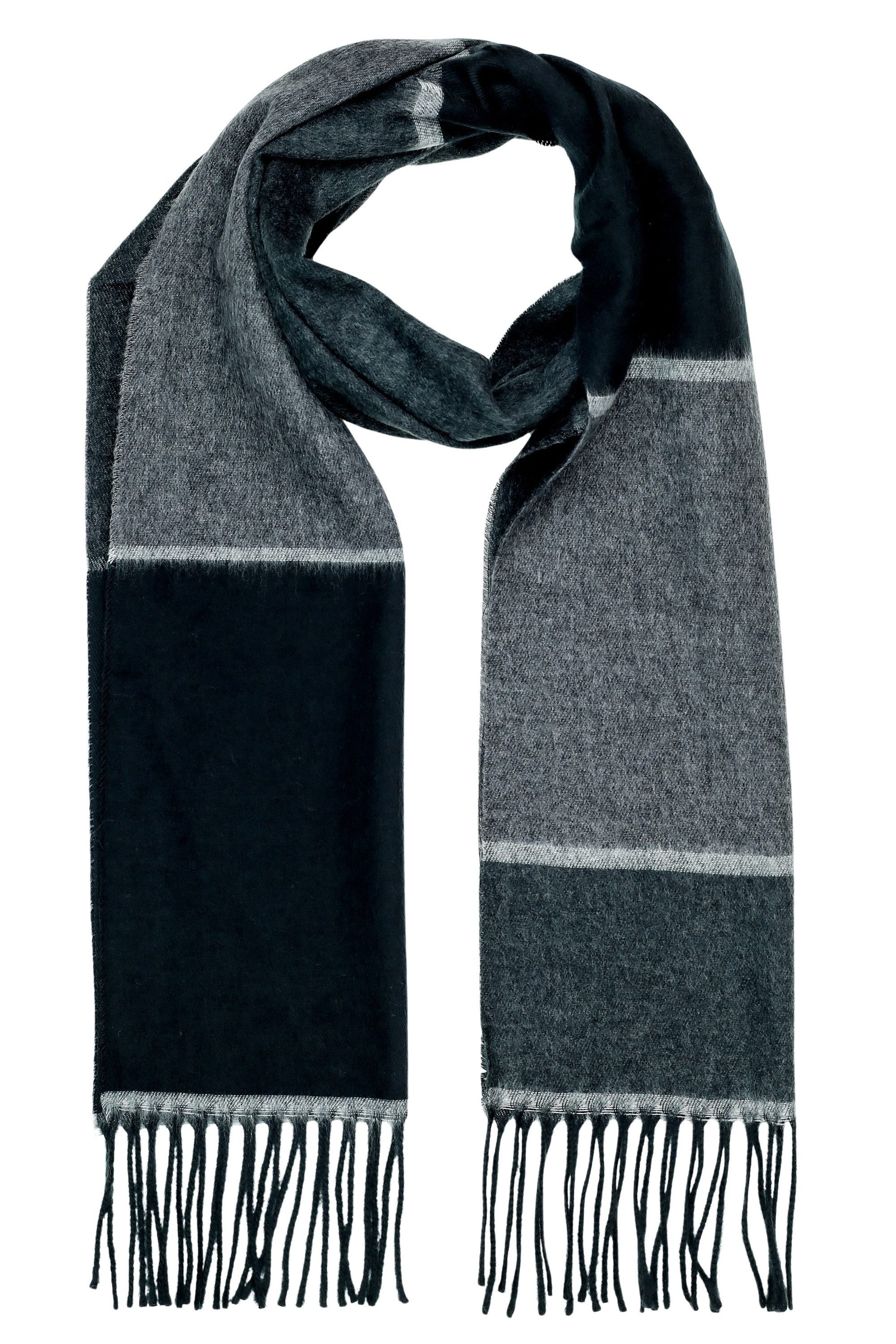 COLLEZIONE ALESSANDRO Wollschal Profession, (1-St), Made in Italy, Color Blocking