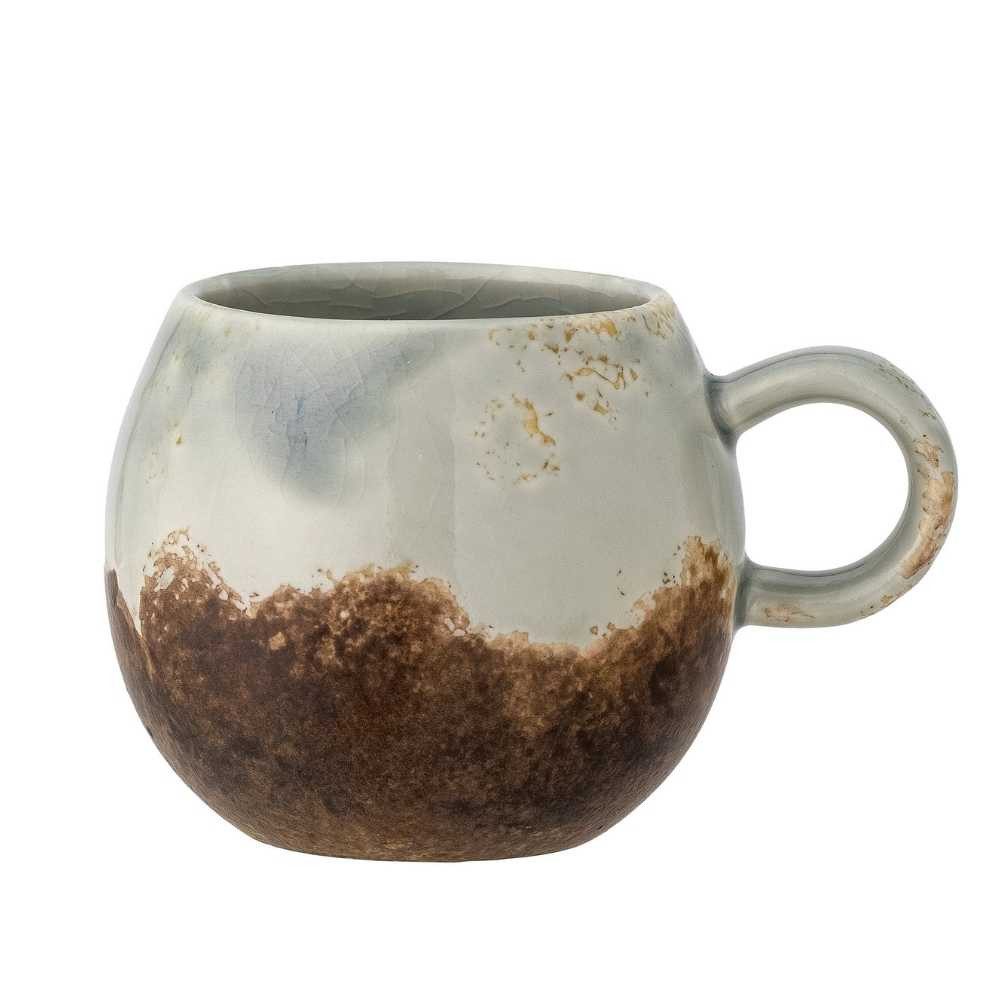 Bloomingville Becher Bloomingville Becher PAULA Hellgrau Braun mit Henkel