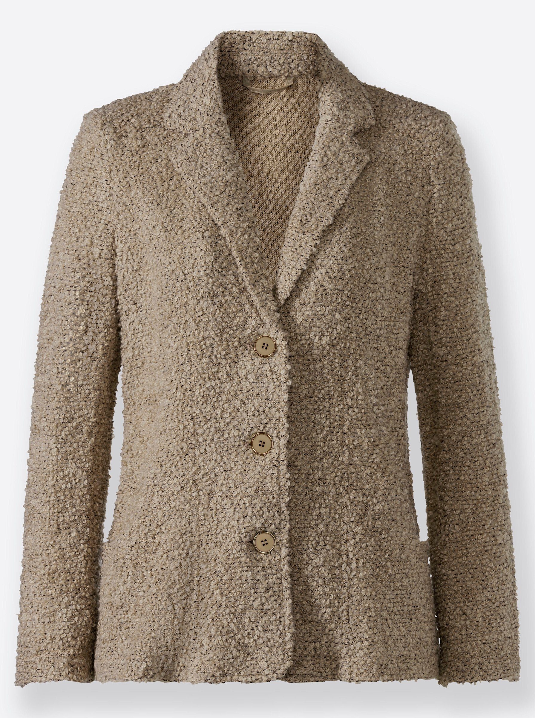 beige-meliert Blusenblazer WEIDEN WITT