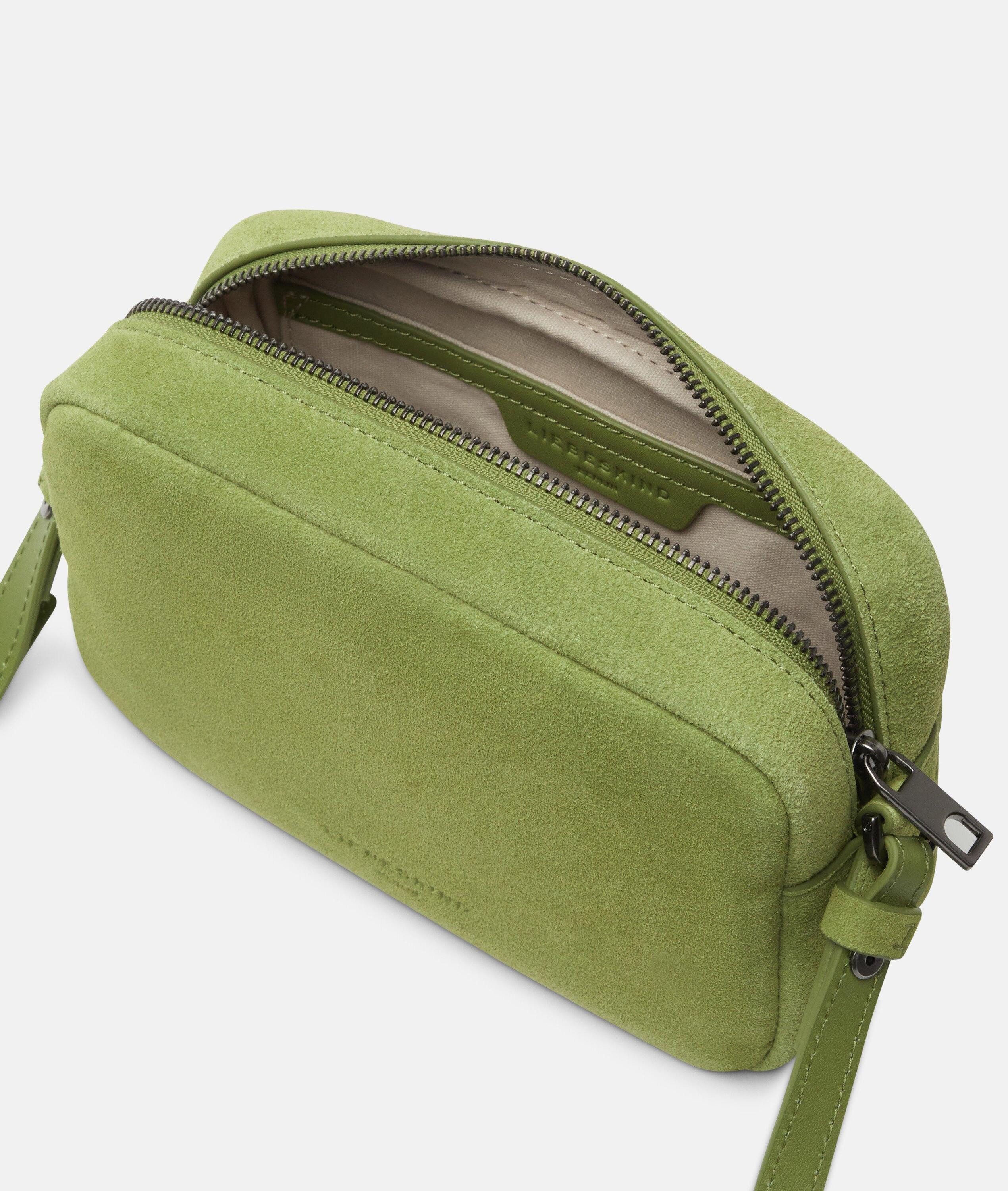 Liebeskind Berlin Umhängetasche Ella Camera-Bag S, Handliche Umhängetasche aus Veloursleder