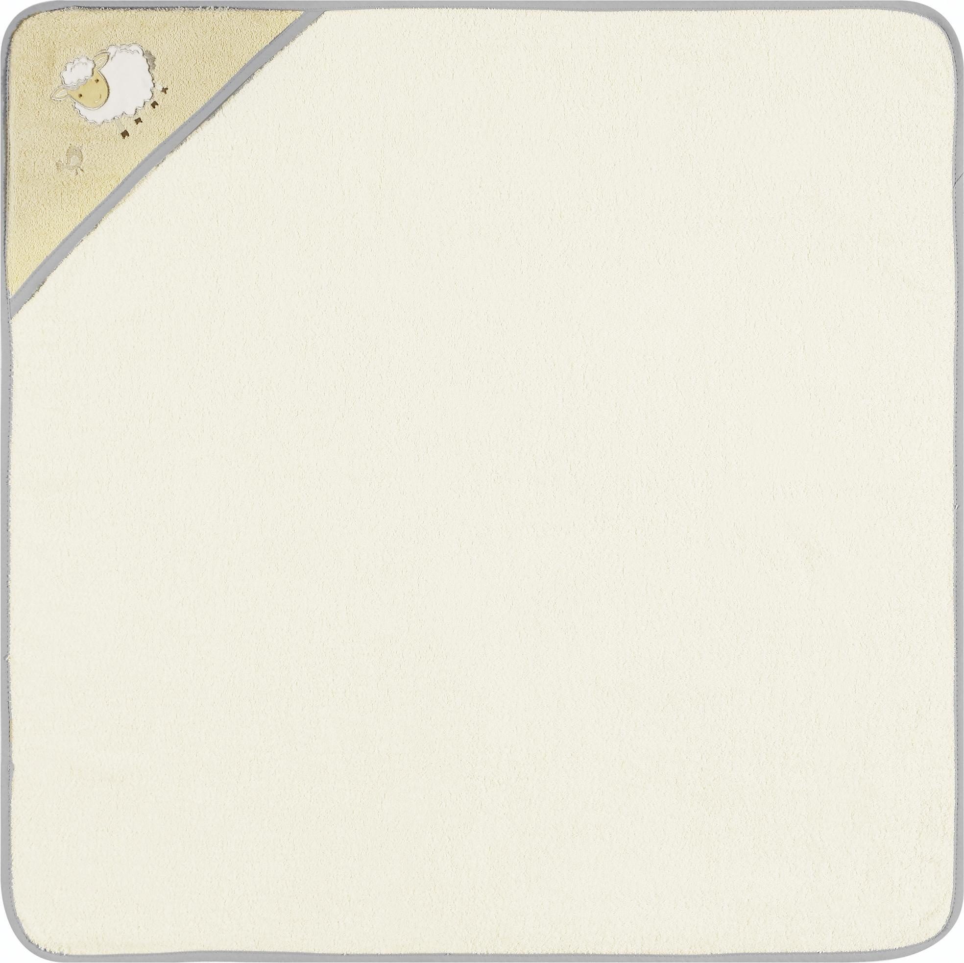 Egeria Kapuzenhandtuch Sheep, Walkfrottee (1-St), 100x100 cm, mit kleiner Stickerei, Organic Cotton