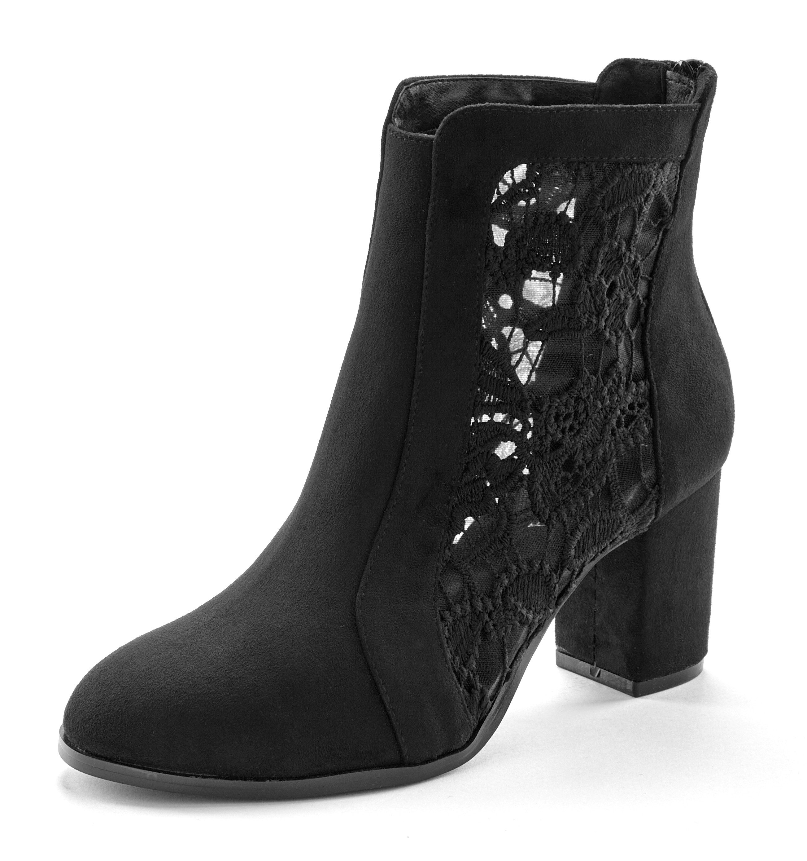 LASCANA Ankle Boot, Stiefel High-Heel-Stiefelette mit modischer Spitze und günstig online kaufen