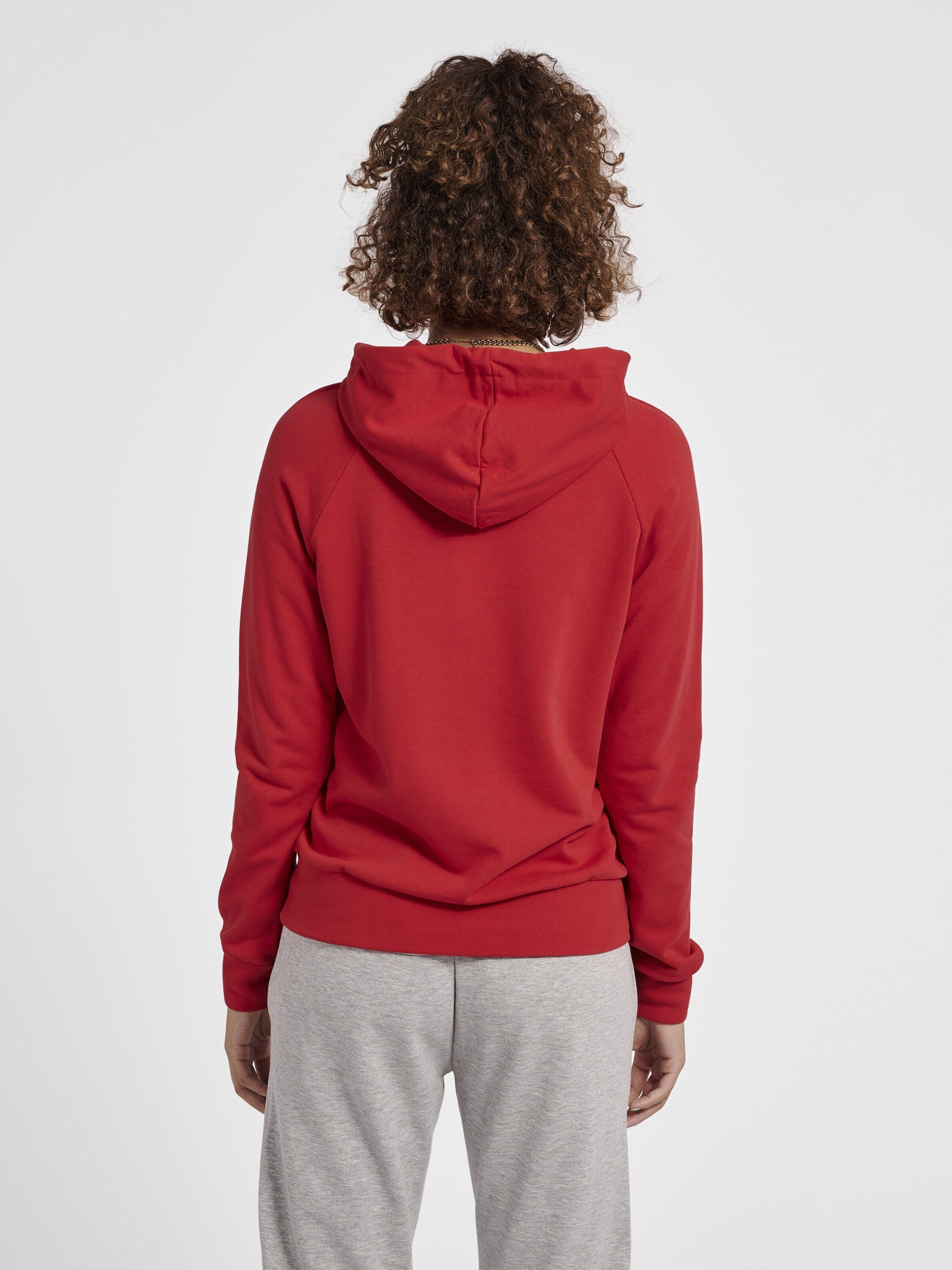 2.0 Rot Sweatshirt Weiteres Plain/ohne Details, Noni hummel (1-tlg) Detail