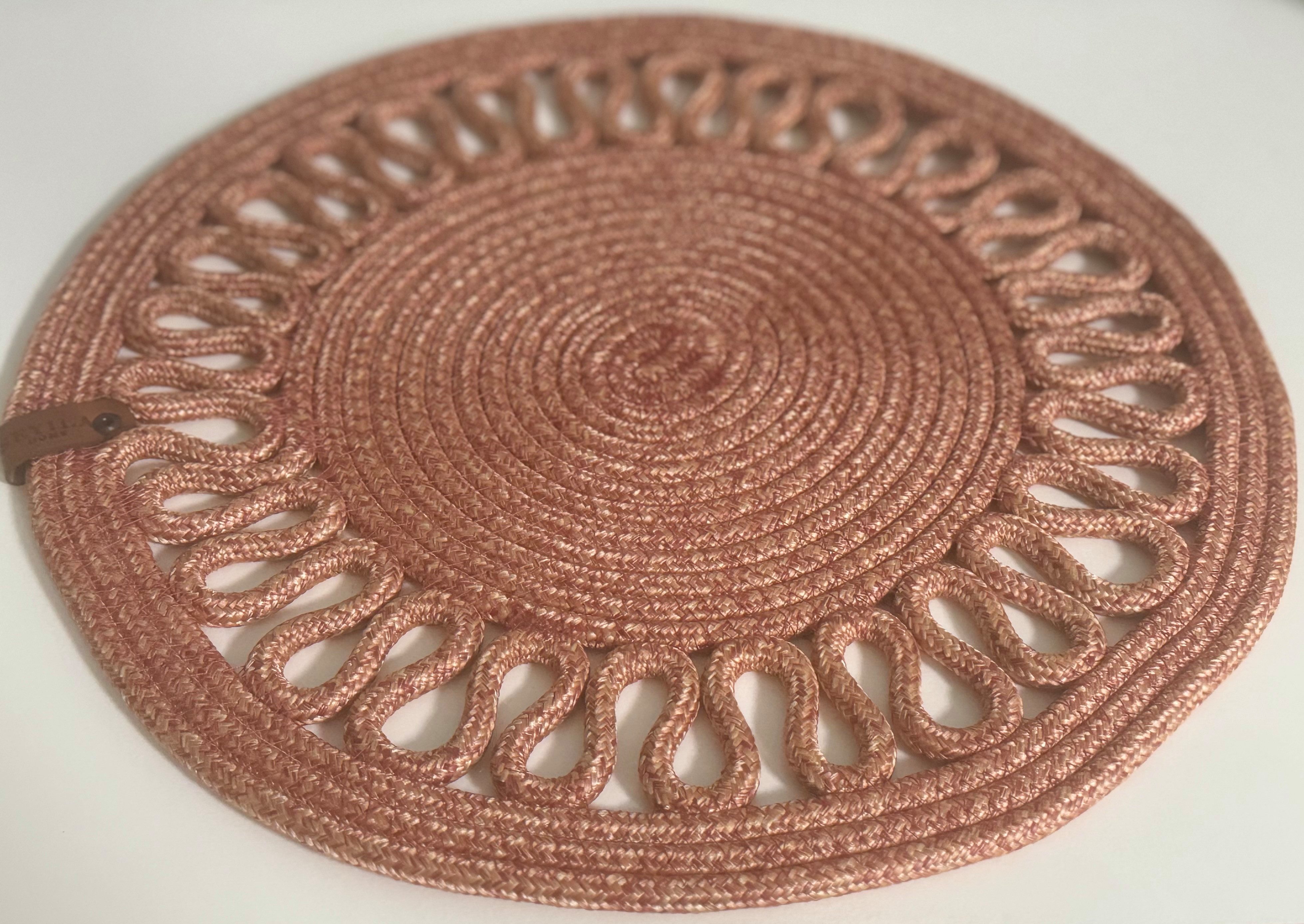 Seyila Home Platzset Hochwertige Seyila Platzsets Jute und Baumwollseil gef günstig online kaufen