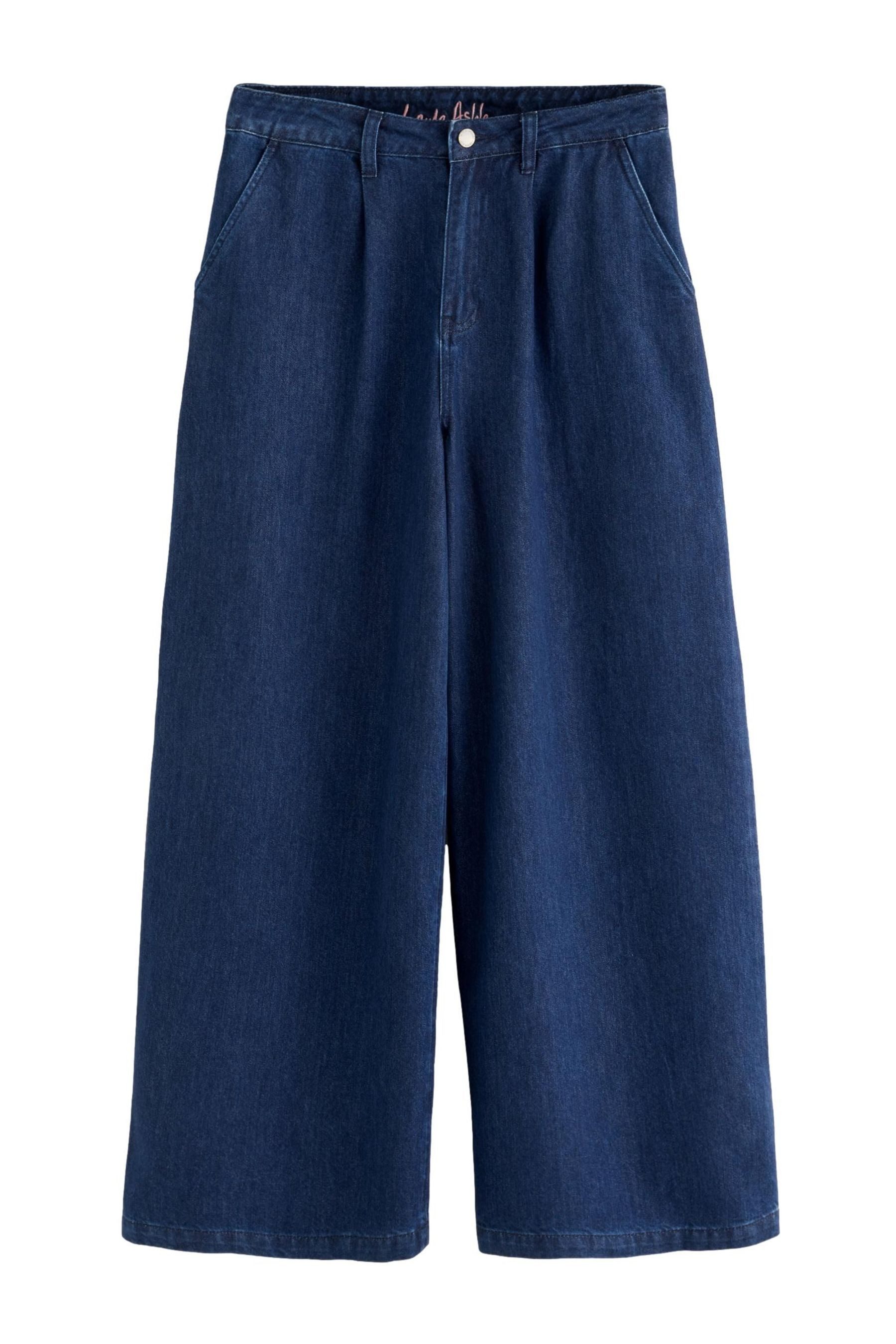 LAURA ASHLEY Weite Jeans Laura Ashley Denim-Pallazojeans (1-tlg)