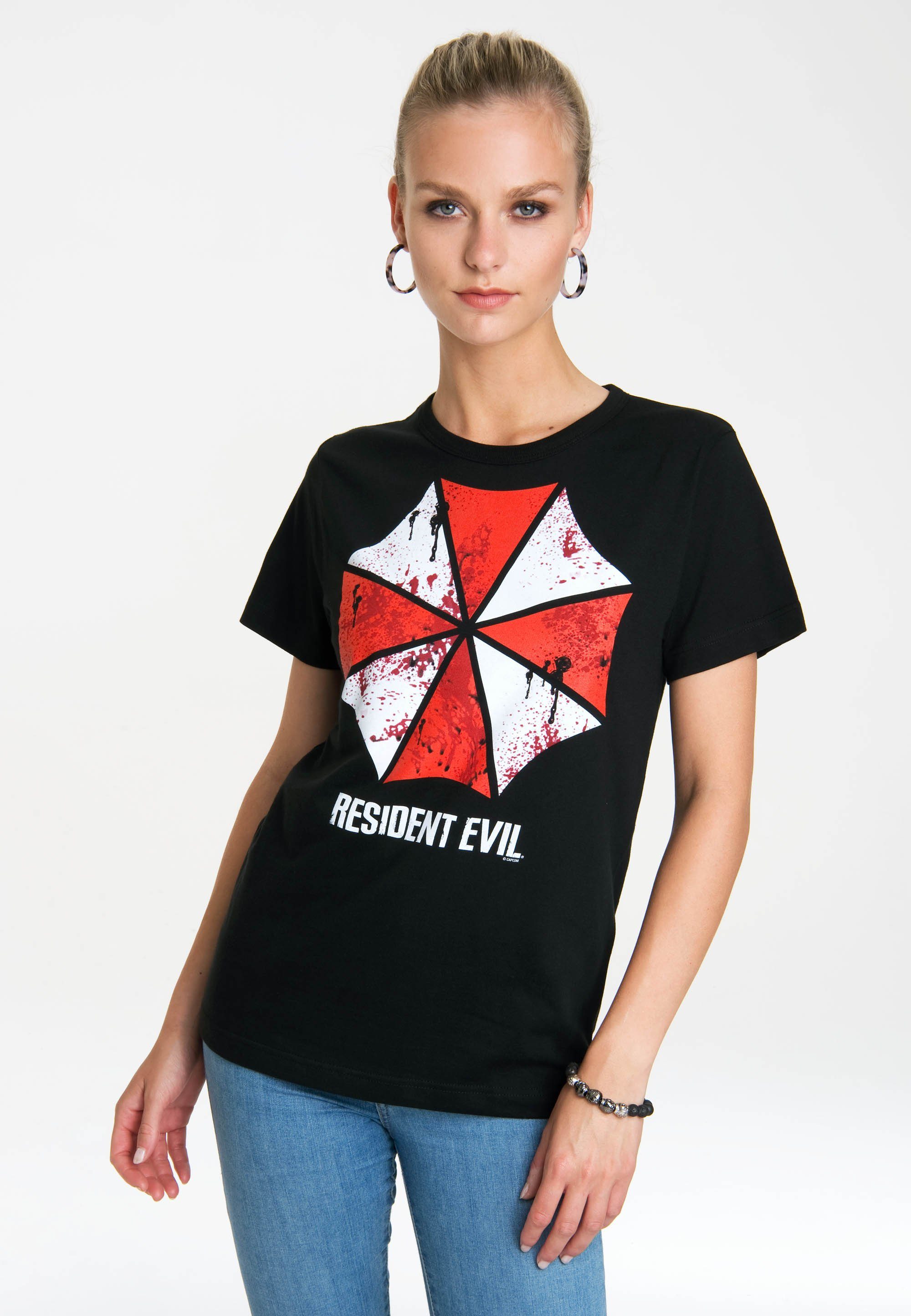 LOGOSHIRT T-Shirt Resident Evil mit lizenziertem Originaldesign