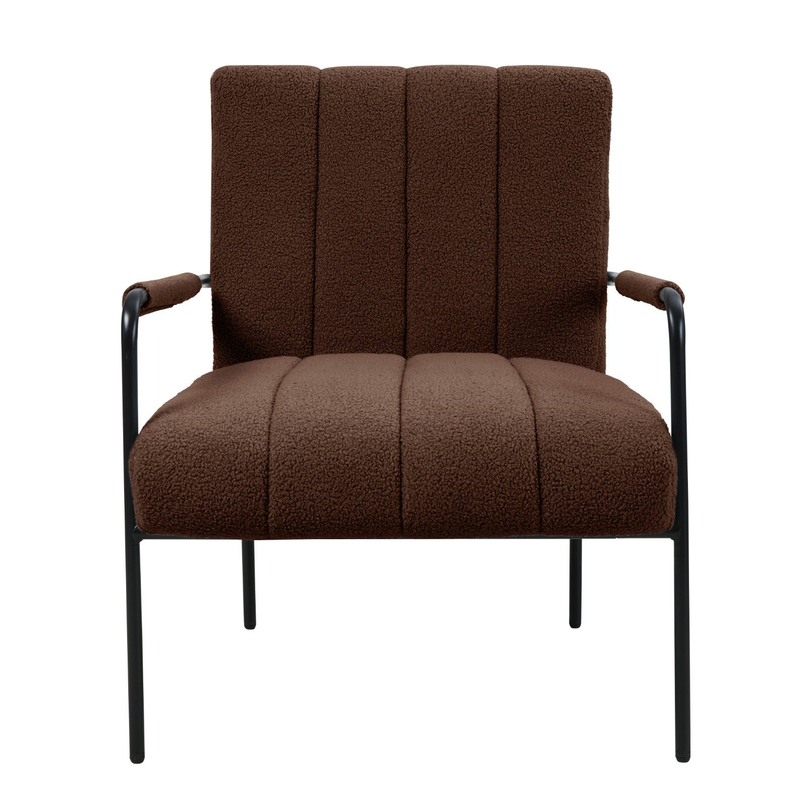 SVITA Loungesessel KYLE, Loungestuhl, Teddy-Boucle, Braun günstig online kaufen