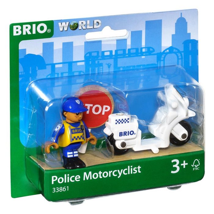 BRIO® Spielzeug-Polizei Motorrad