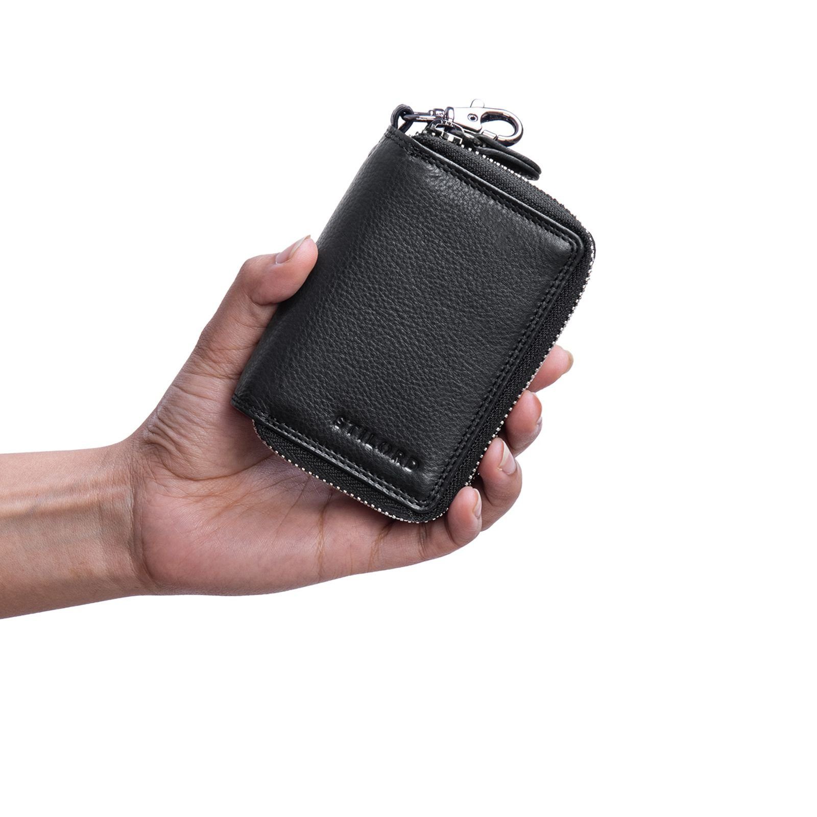 STILORD Schlüsseltasche "Amell" Leder Kartenetui mit Schlüsselanhänger günstig online kaufen